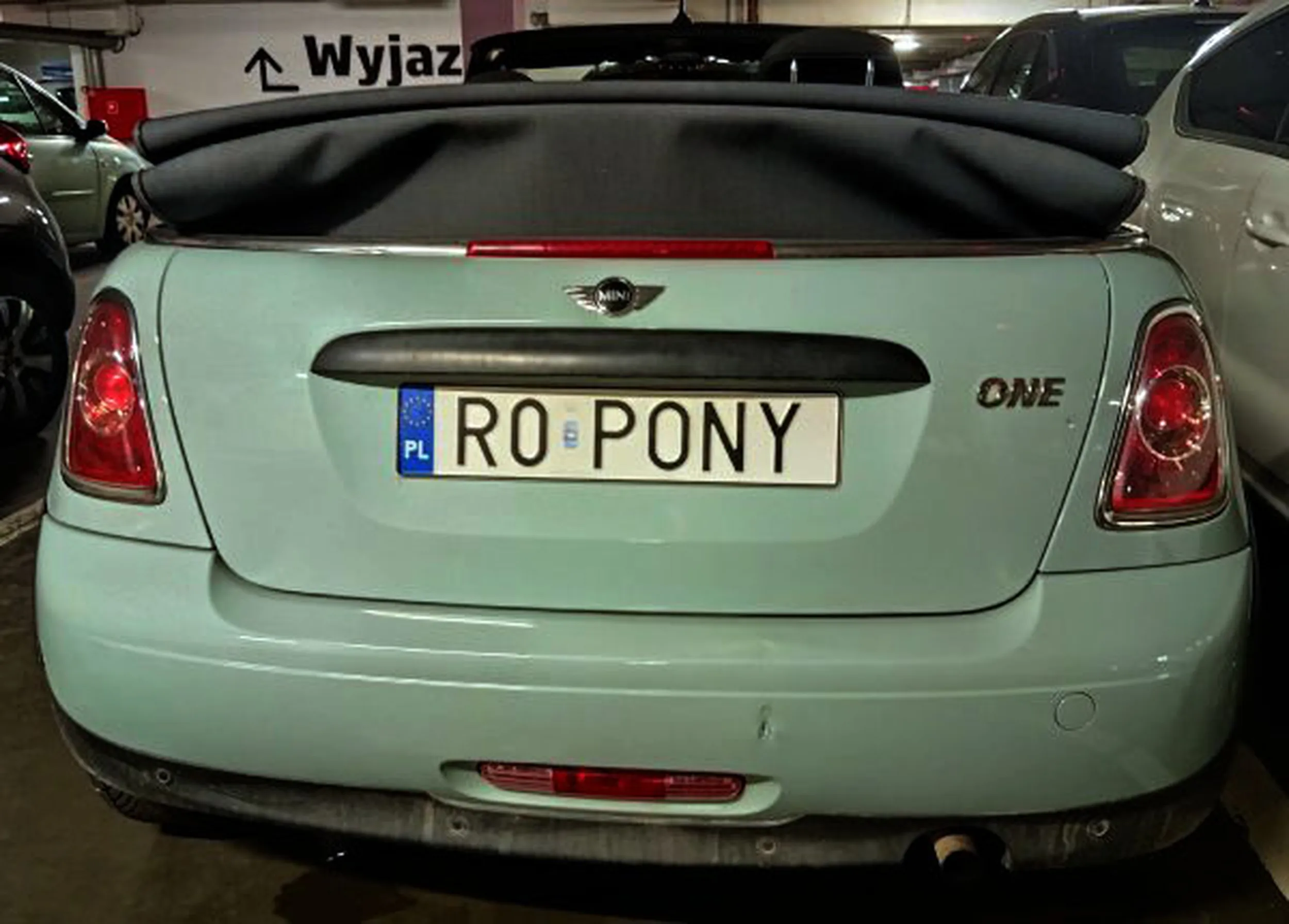 Fajny numer, blacha R0 PONY