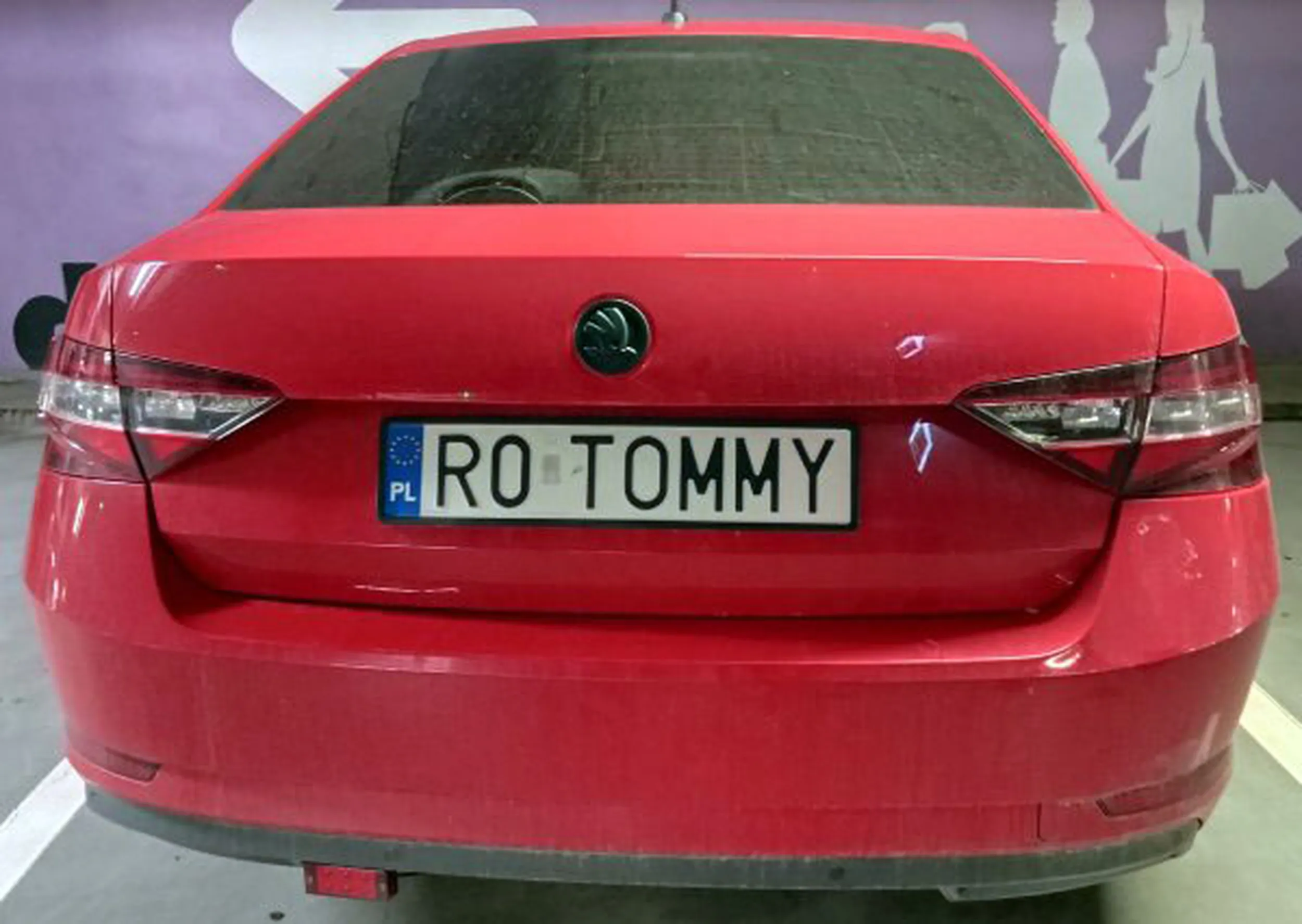 Fajny numer, blacha R0 TOMMY