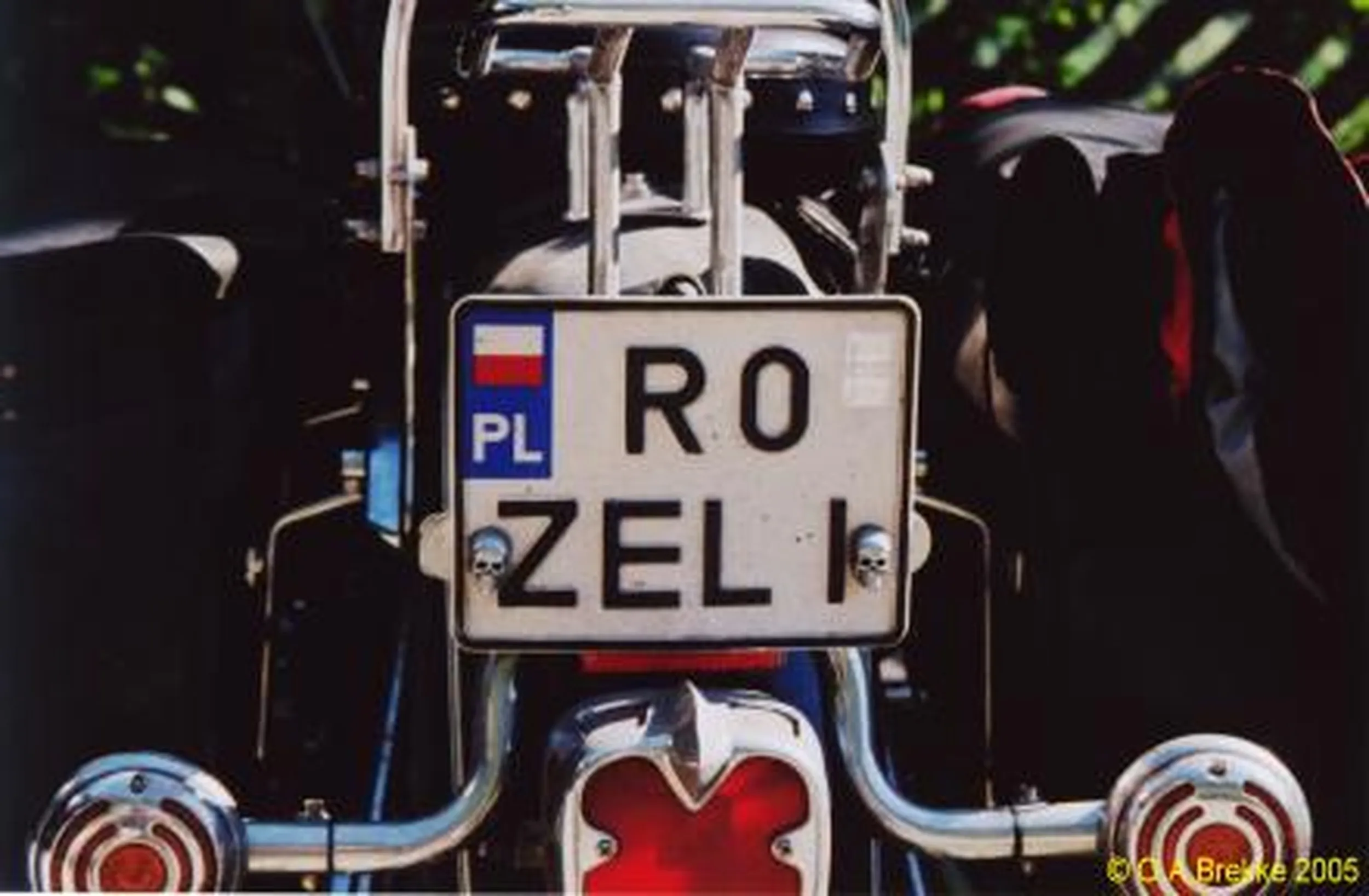 Fajny numer, blacha R0 ZELI