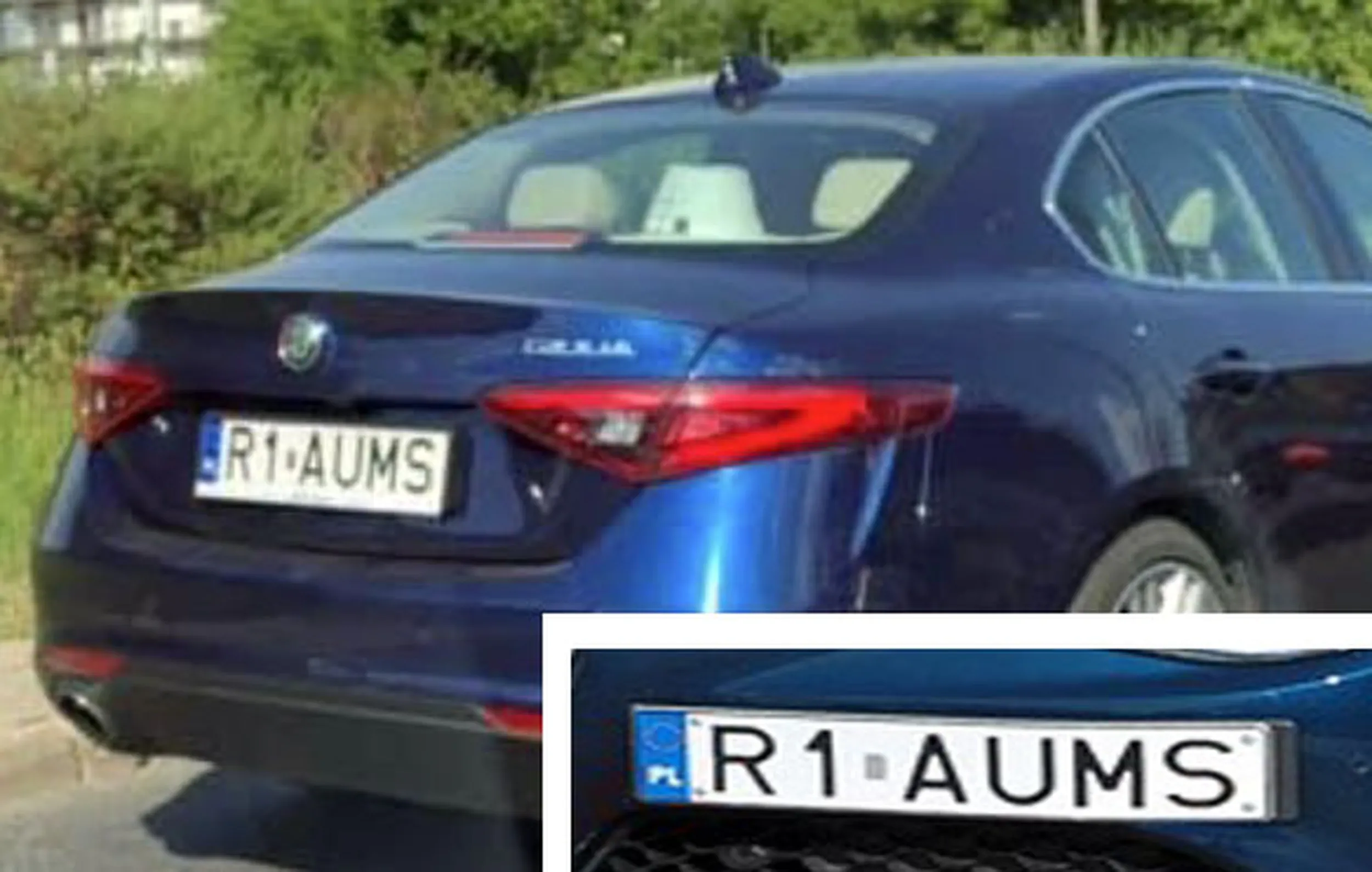 Fajny numer, blacha R1 AUMS