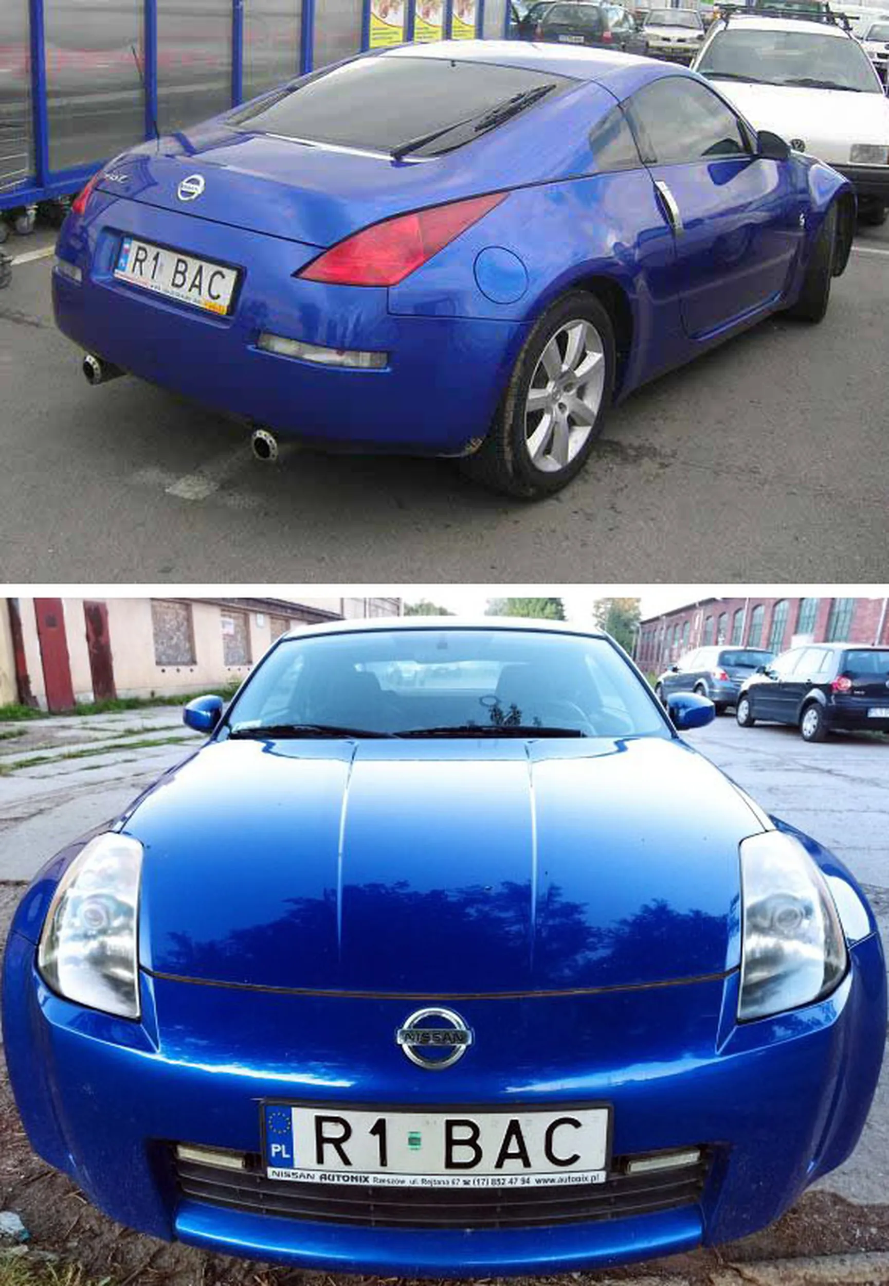 Fajny numer, blacha R1 BAC