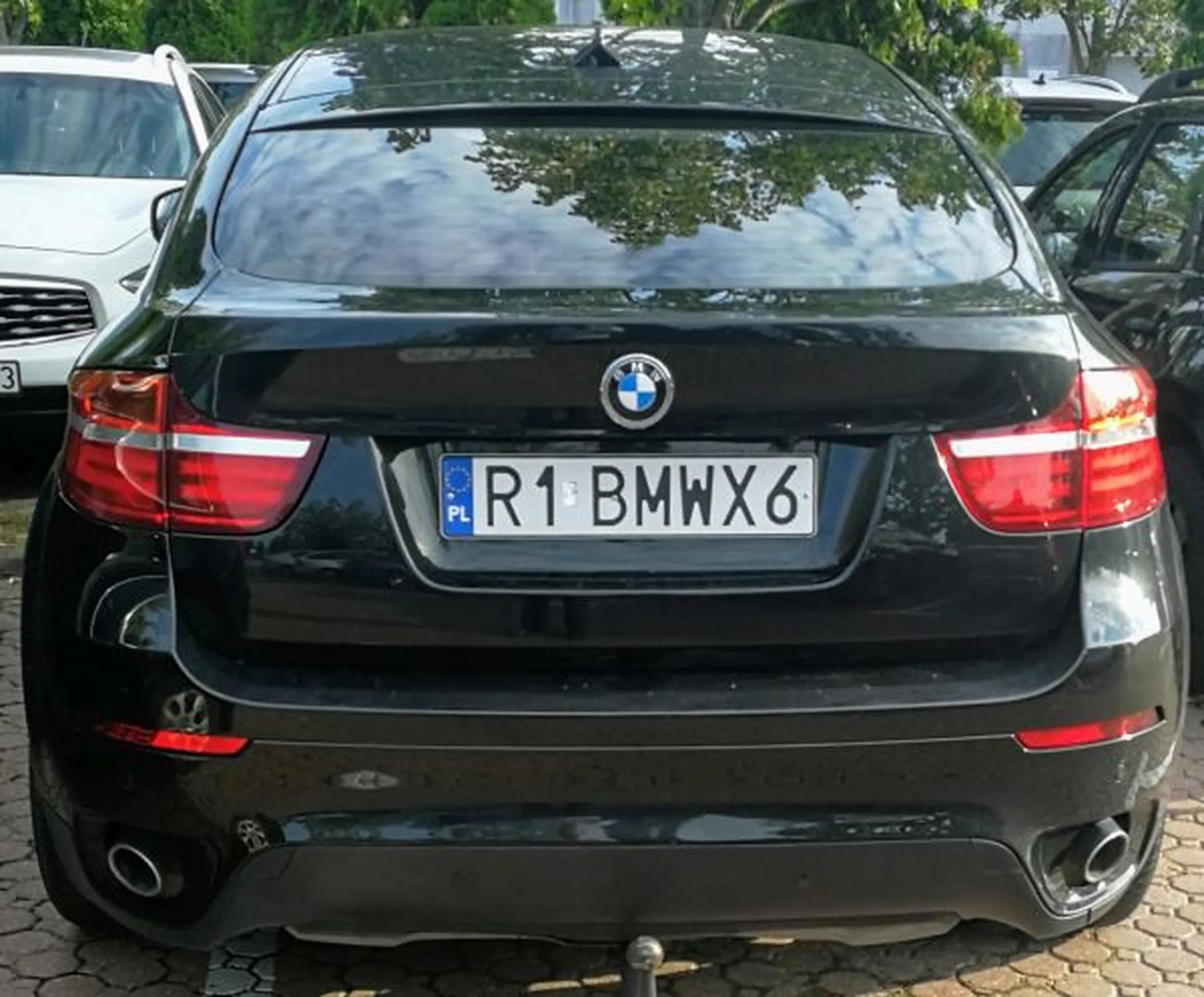 Fajny numer, blacha R1 BMWX6