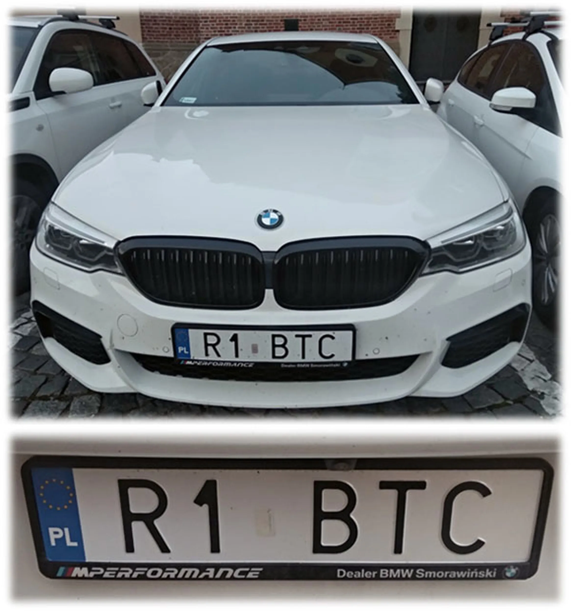 Fajny numer, blacha R1 BTC