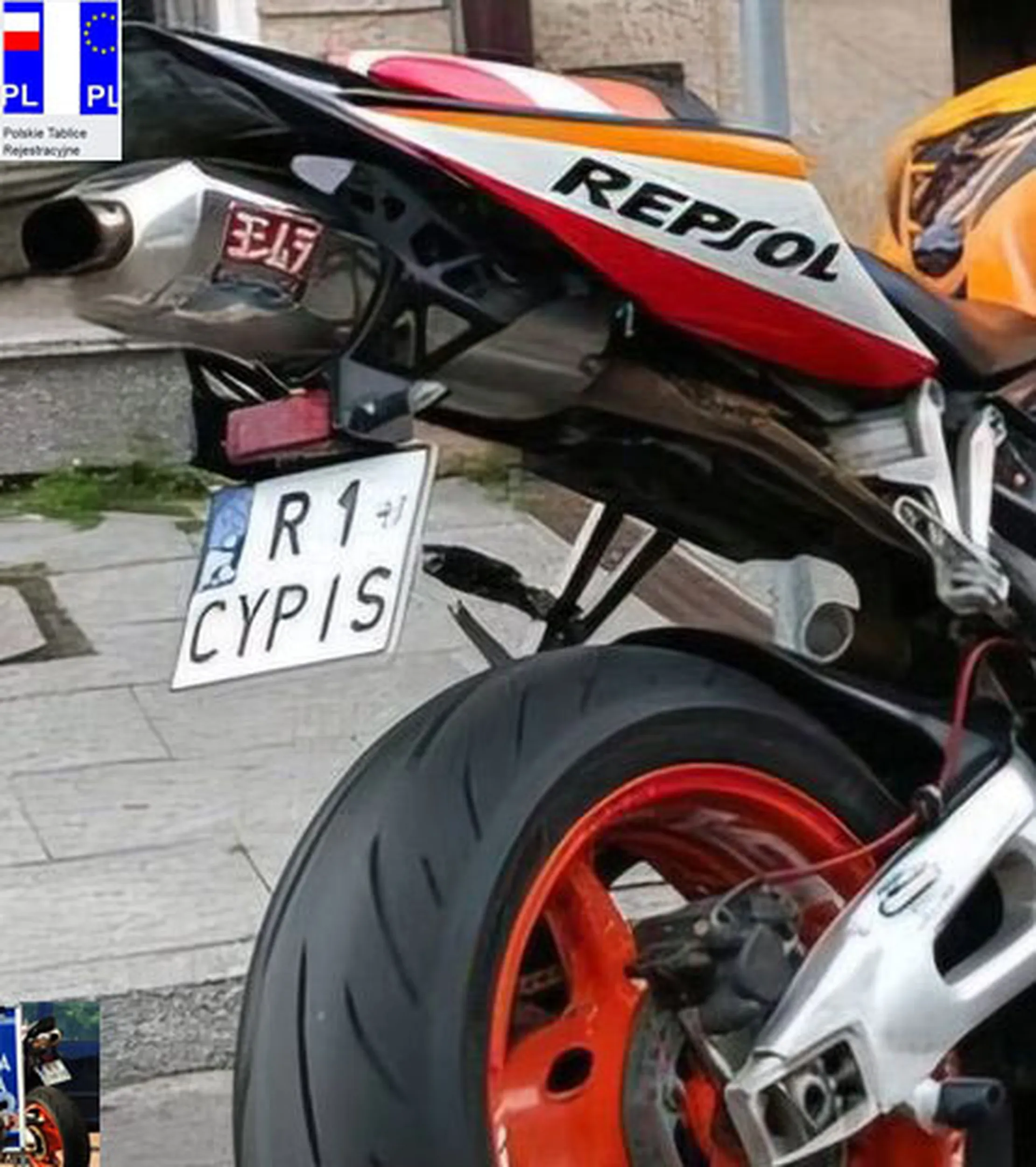 Fajny numer, blacha R1 CYPIS