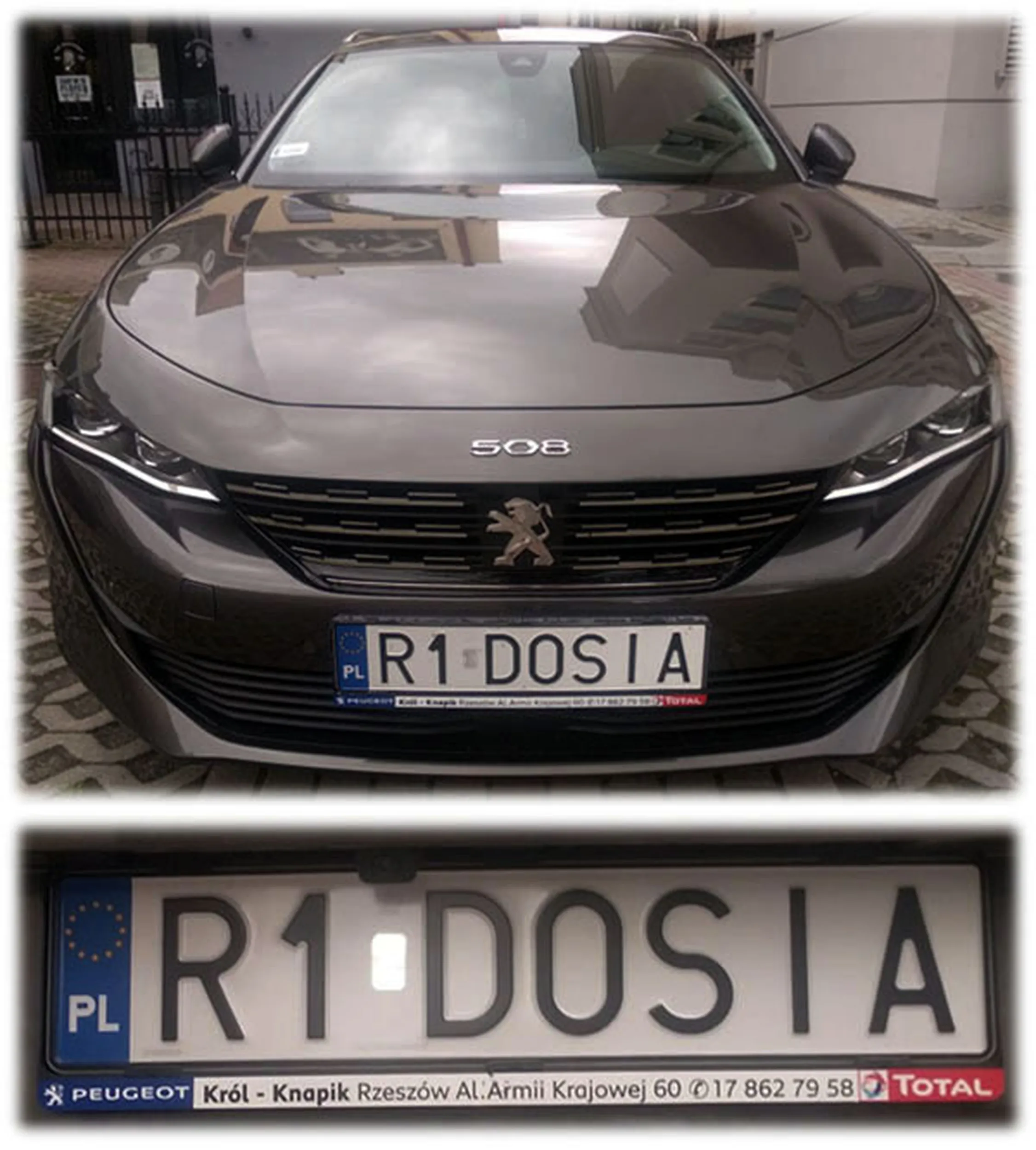 Fajny numer, blacha R1 DOSIA