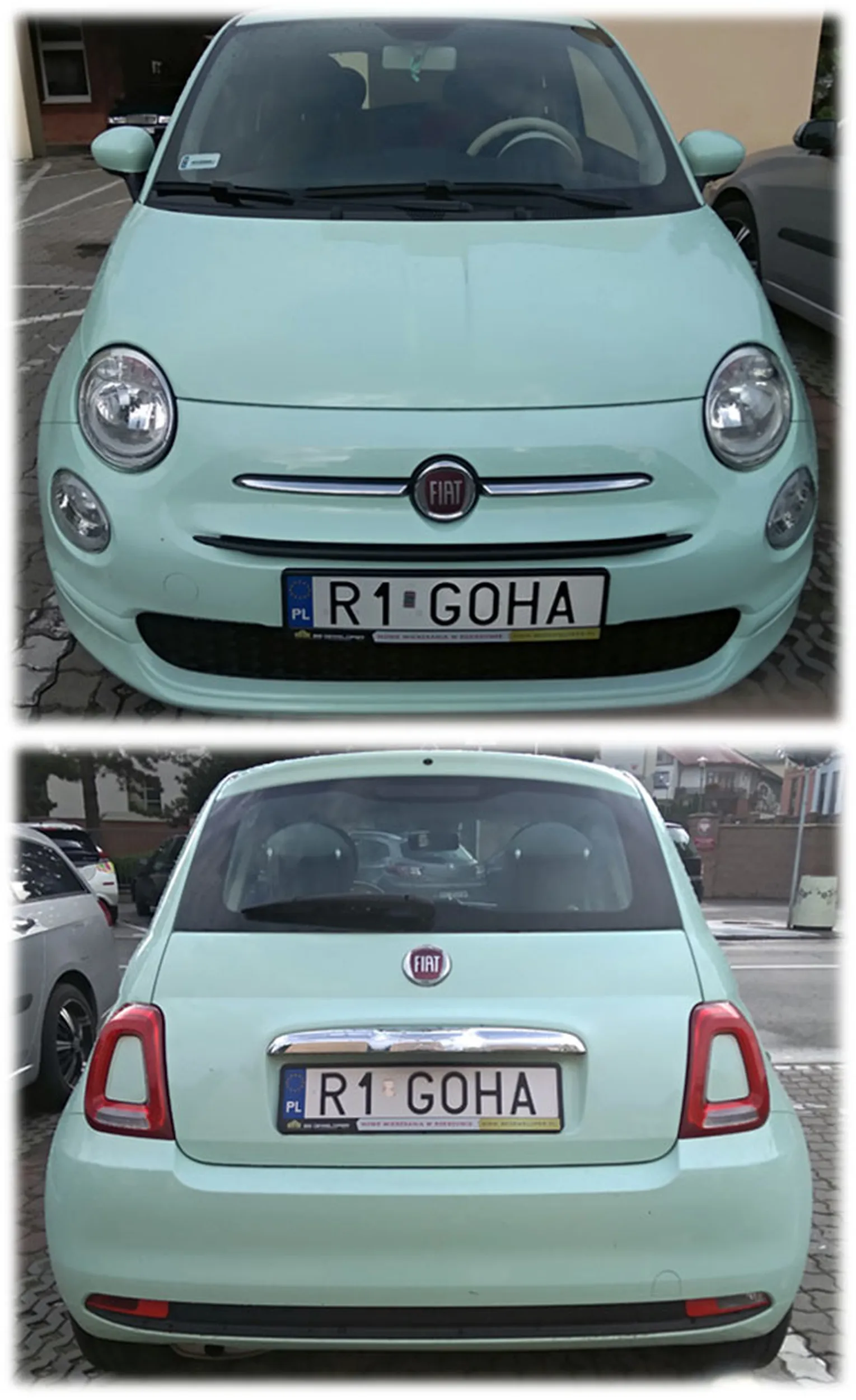 Fajny numer, blacha R1 GOHA