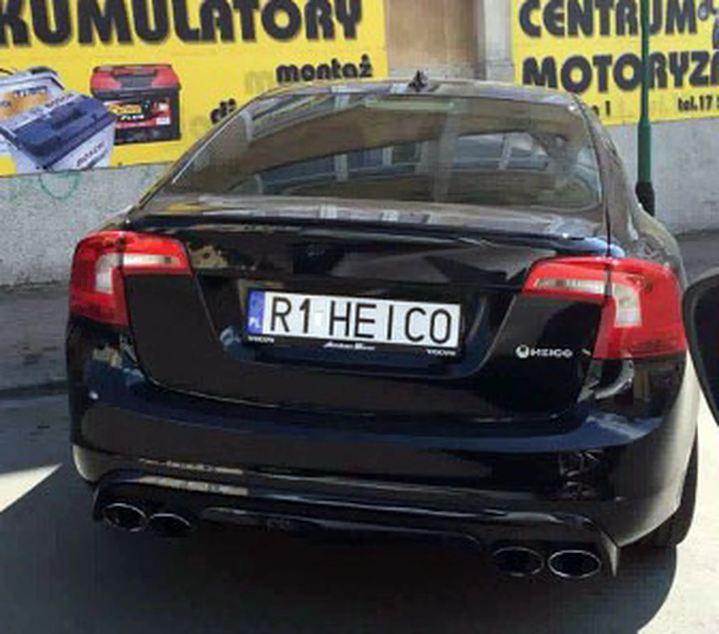 Fajny numer, blacha R1 HEICO