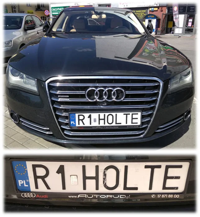 Fajny numer, blacha R1 HOLTE