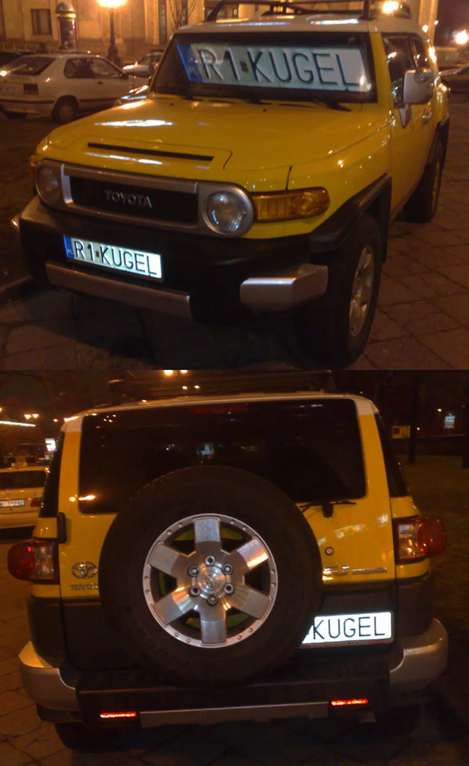 Fajny numer, blacha R1 KUGEL