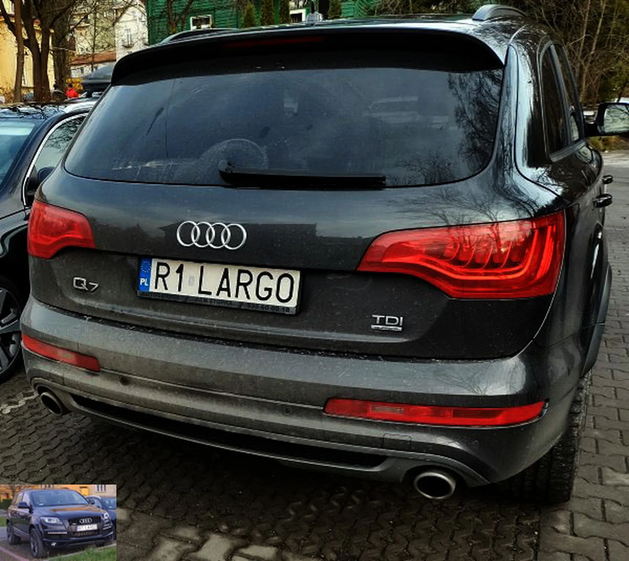 Fajny numer, blacha R1 LARGO