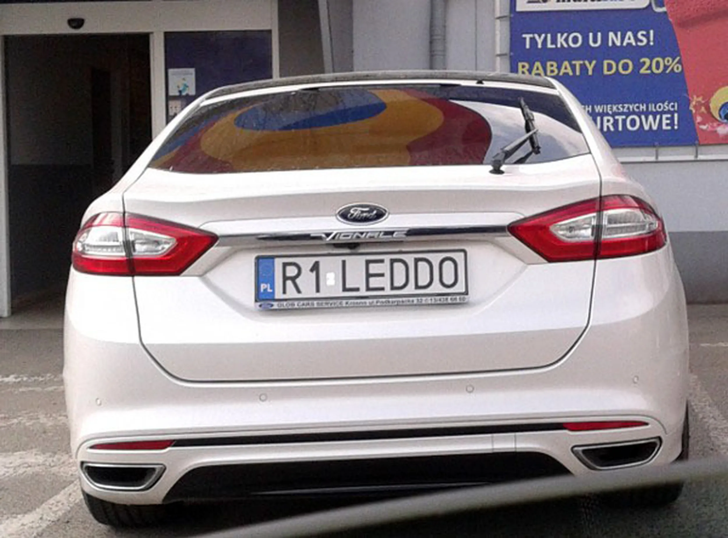 Fajny numer, blacha R1 LEDDO