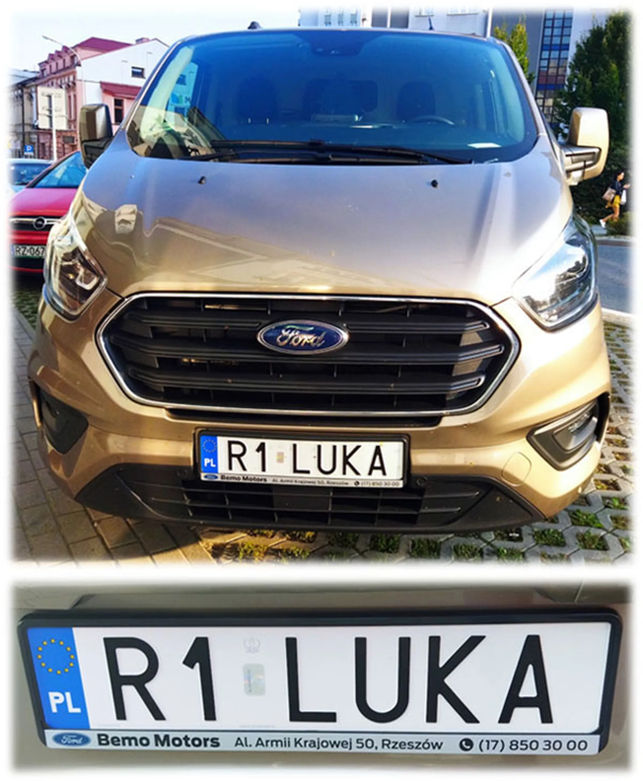 Fajny numer, blacha R1 LUKA