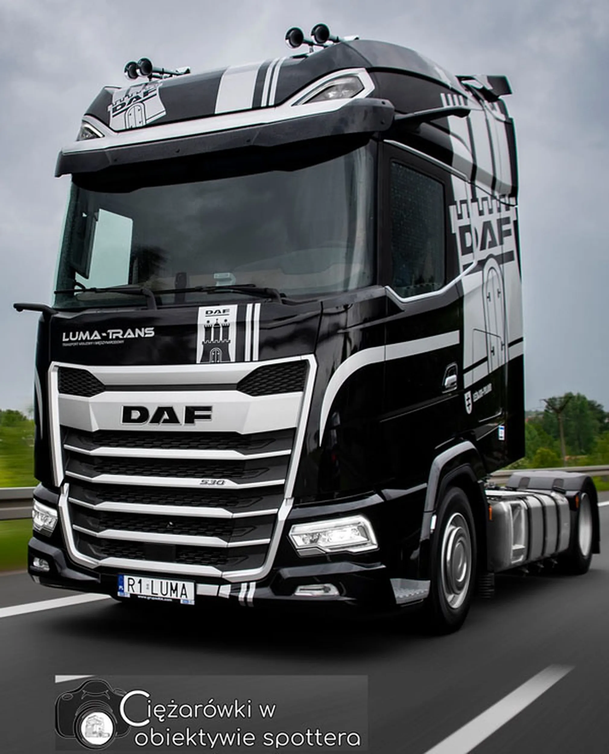 Fajny numer, blacha R1 LUMA