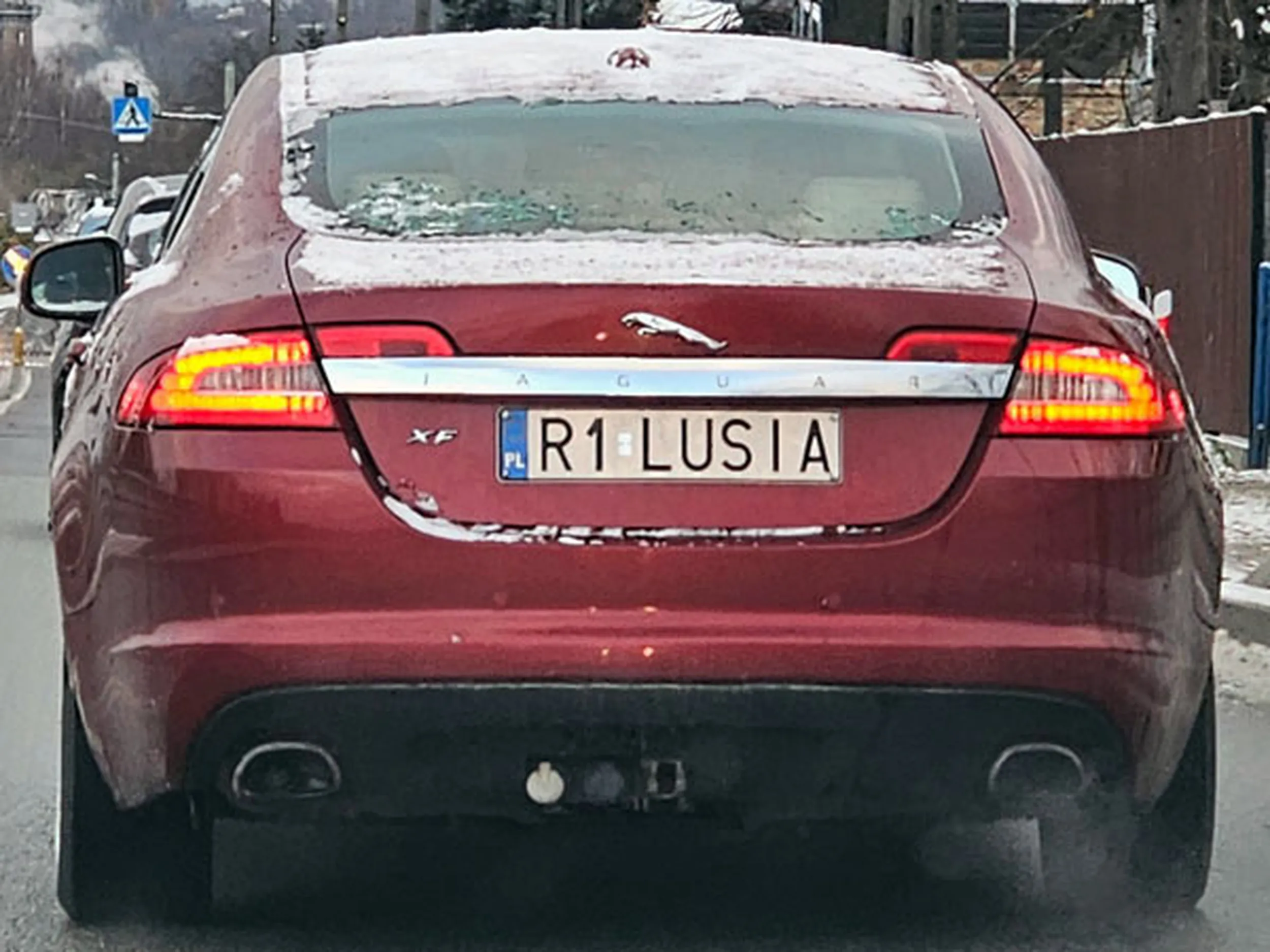 Fajny numer, blacha R1 LUSIA