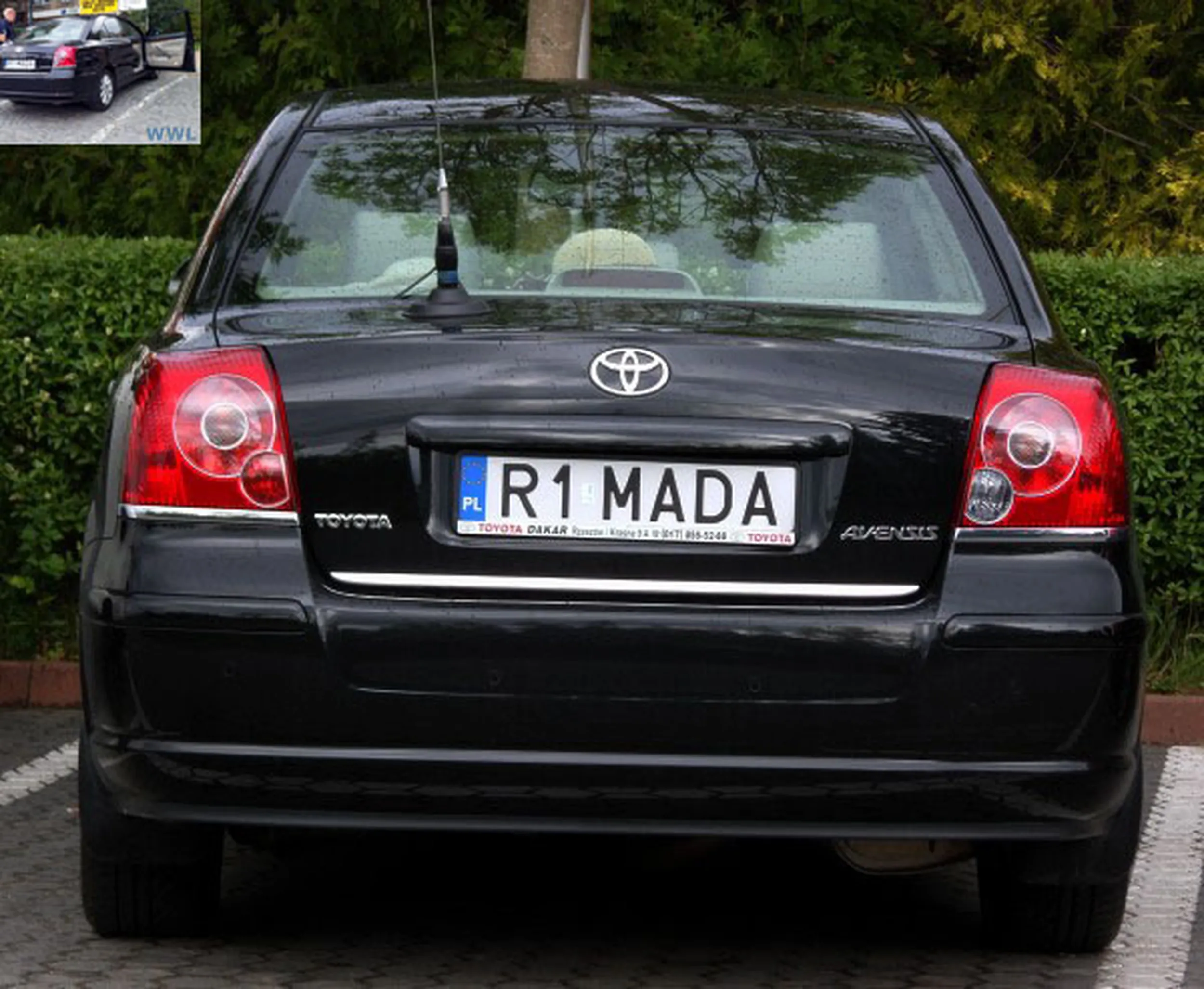 Fajny numer, blacha R1 MADA