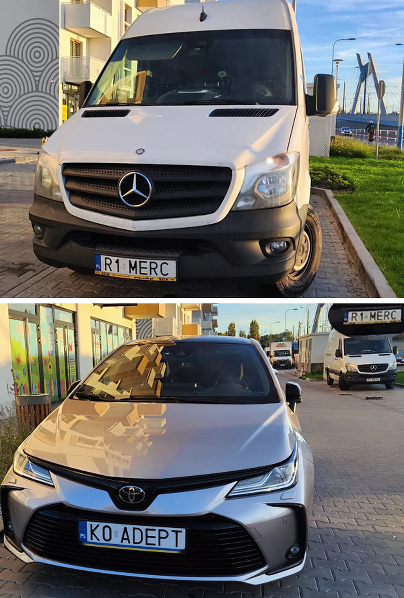 Fajny numer, blacha R1 MERC