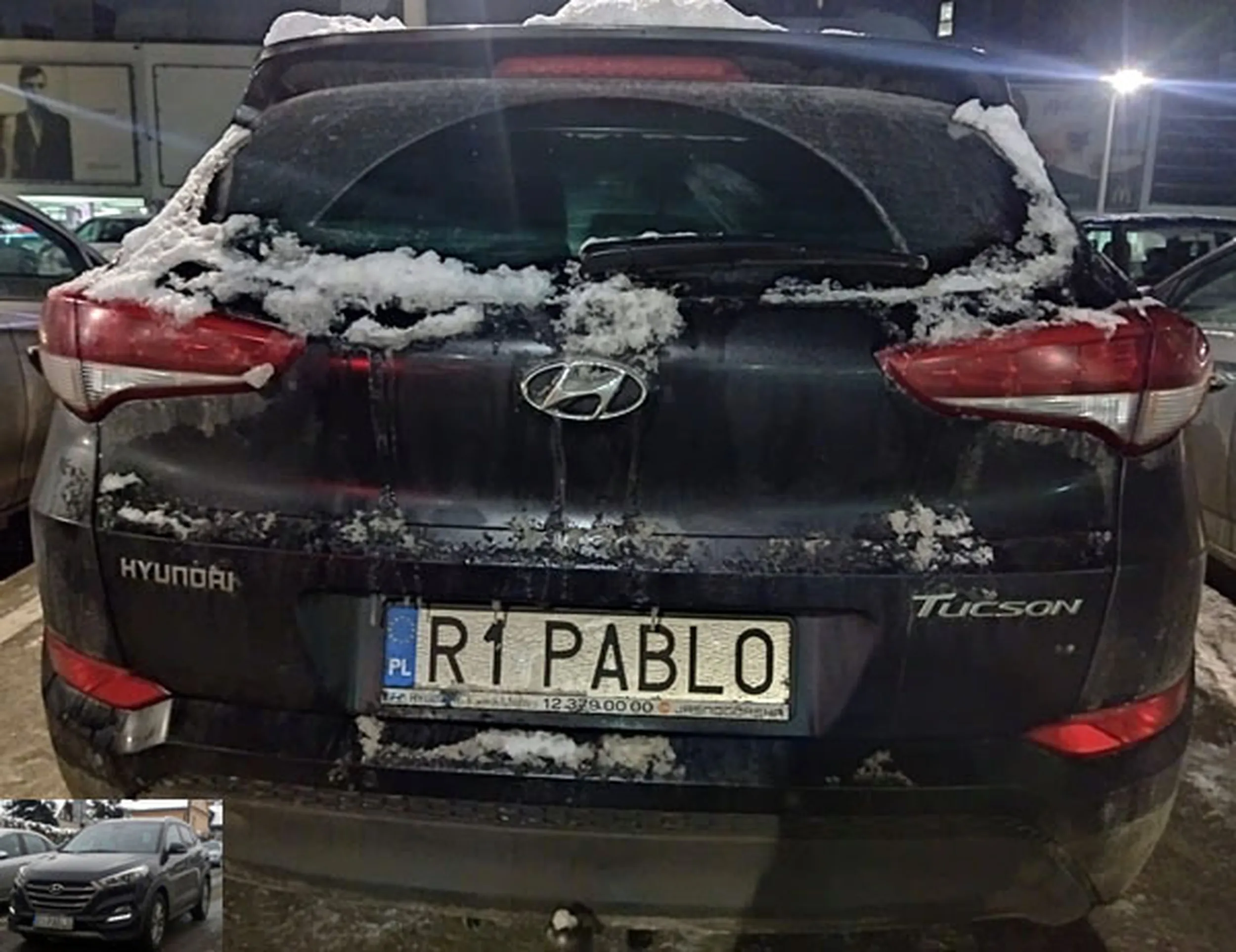 Fajny numer, blacha R1 PABLO