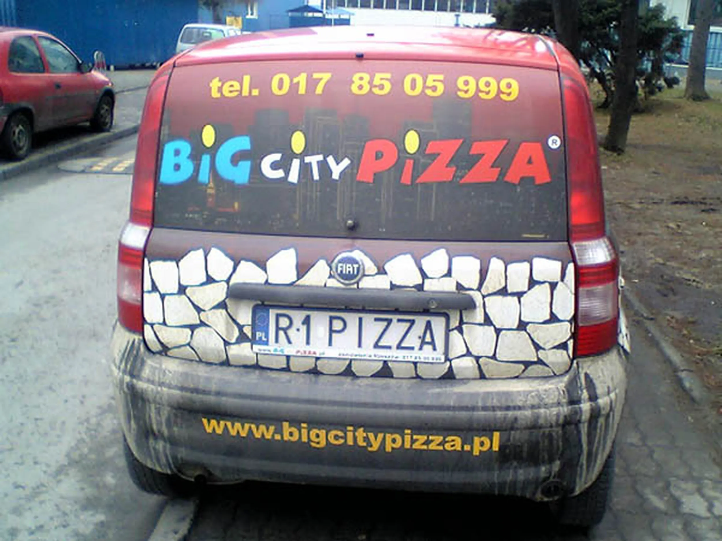 Fajny numer, blacha R1 PIZZA