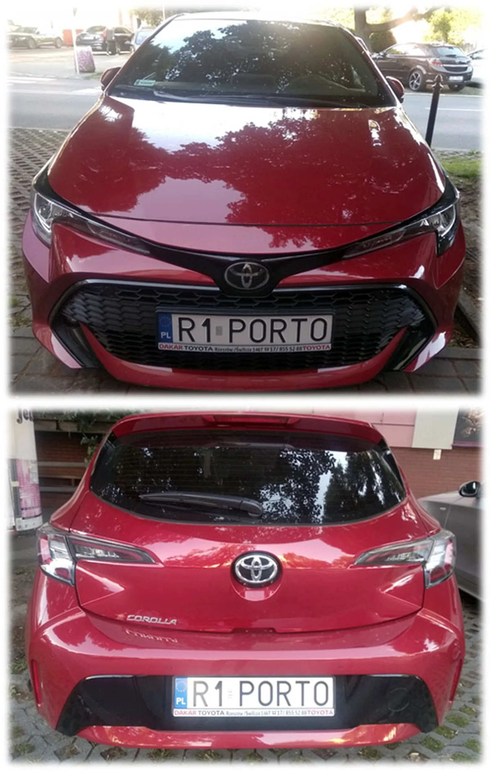 Fajny numer, blacha R1 PORTO