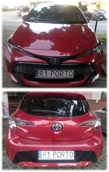 Fajny numer, blacha R1 PORTO