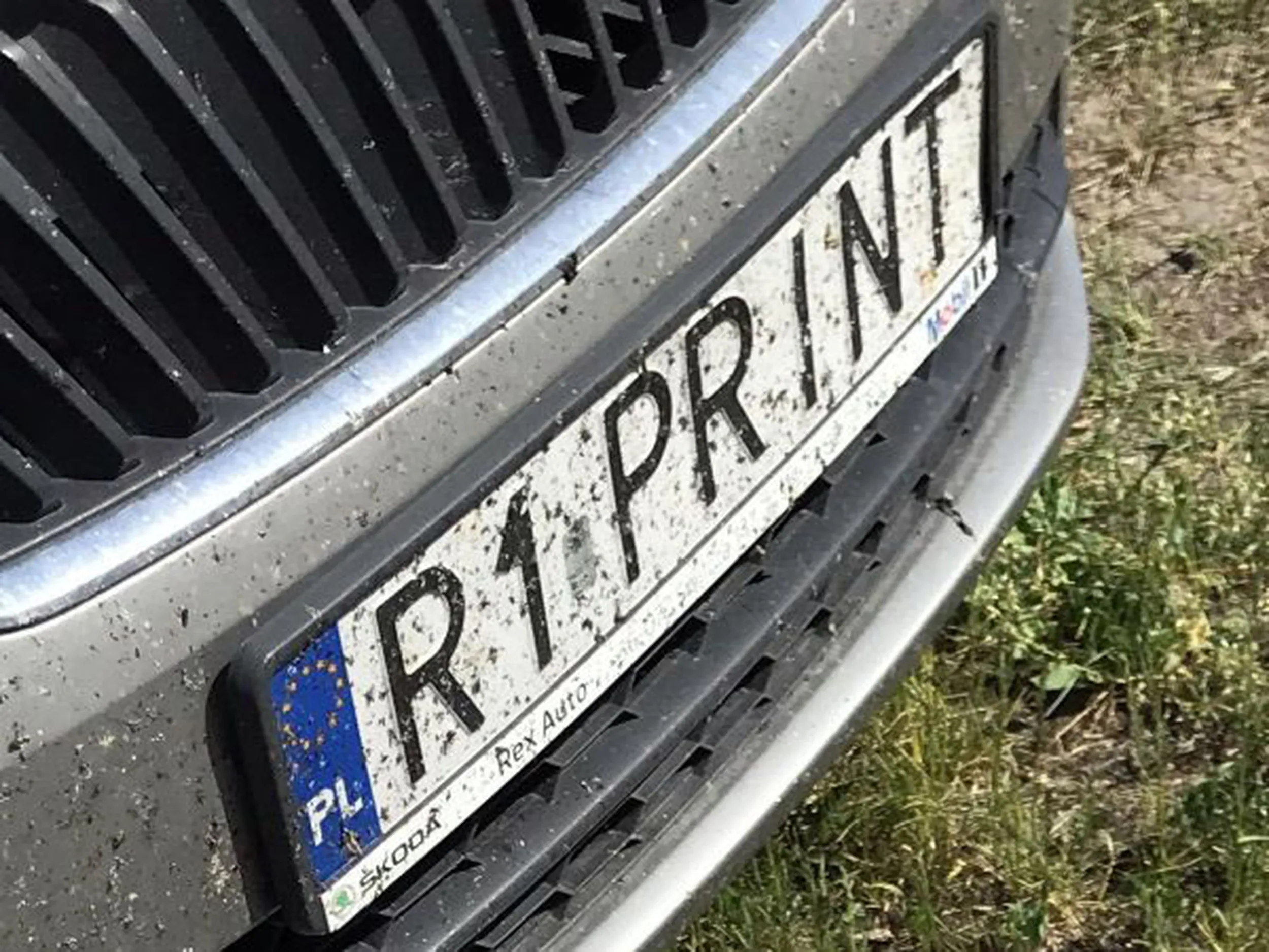 Fajny numer, blacha R1 PRINT