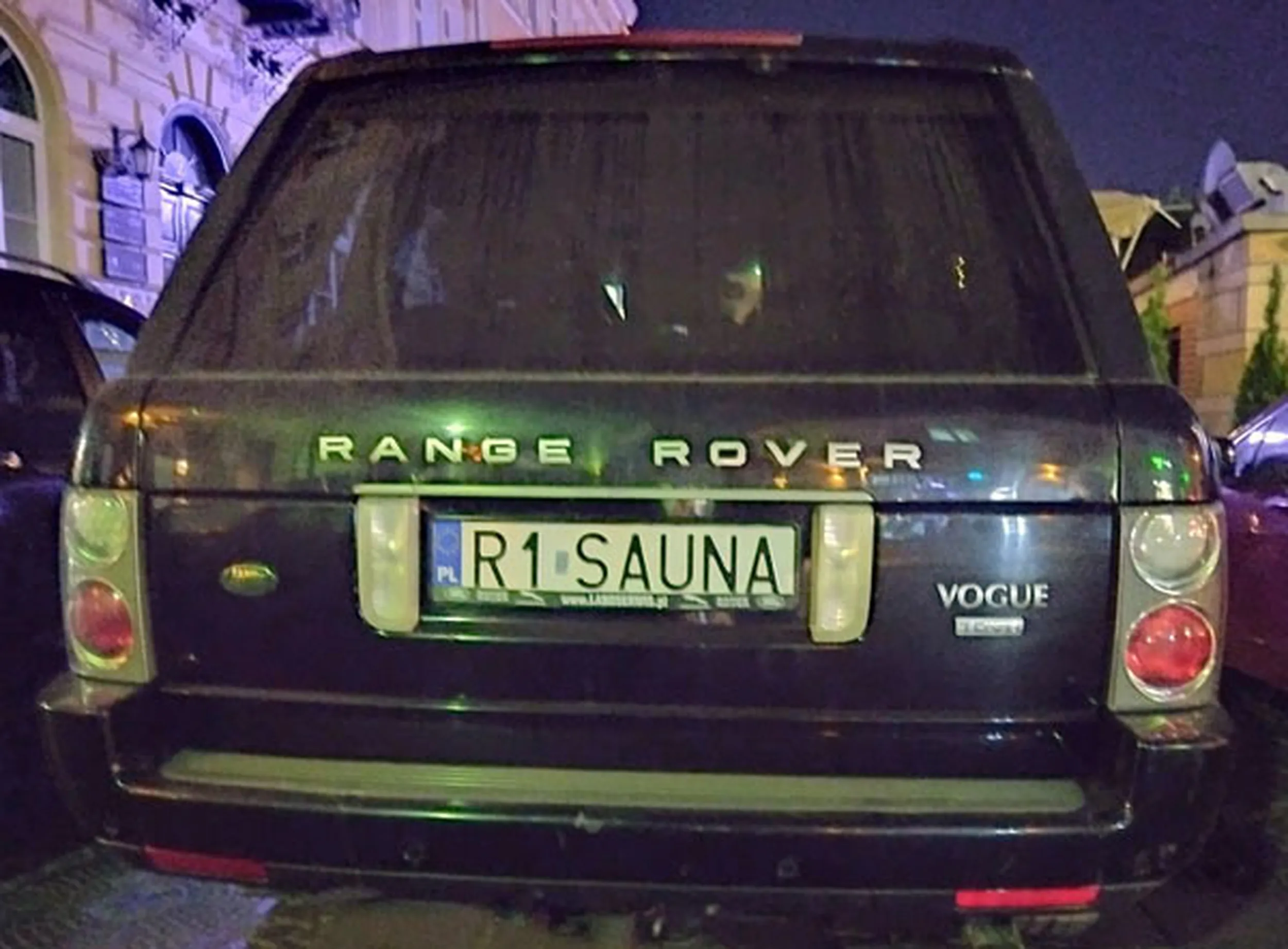Fajny numer, blacha R1 SAUNA