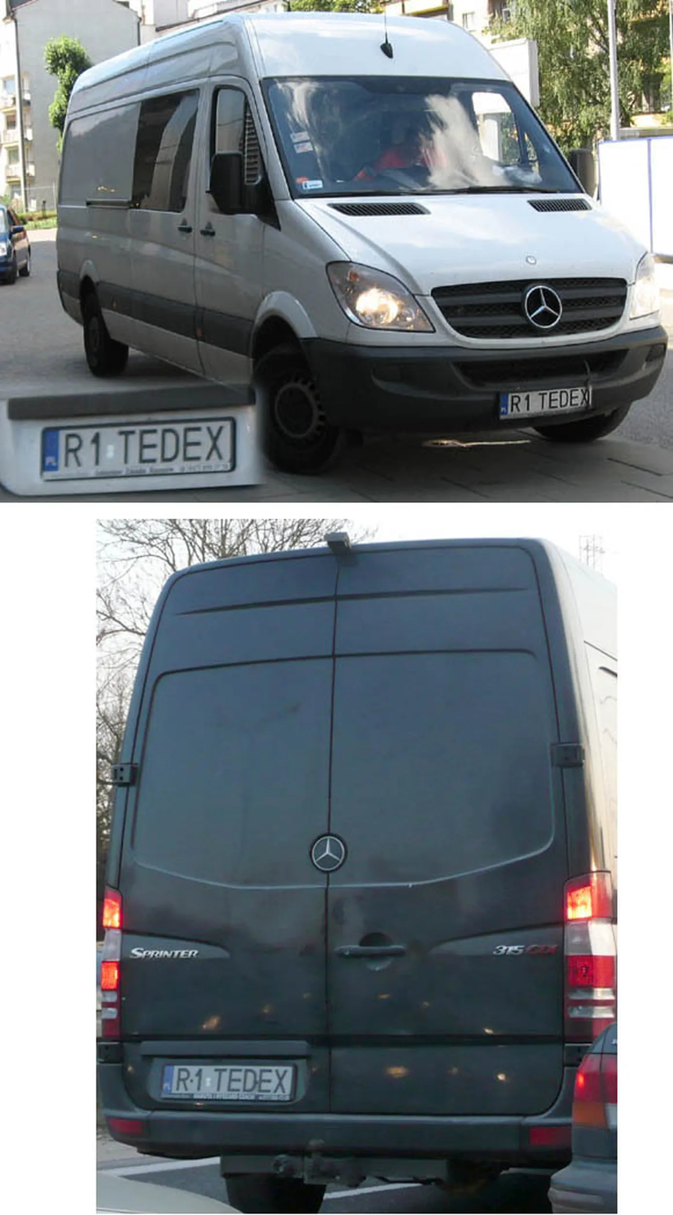 Fajny numer, blacha R1 TEDEX