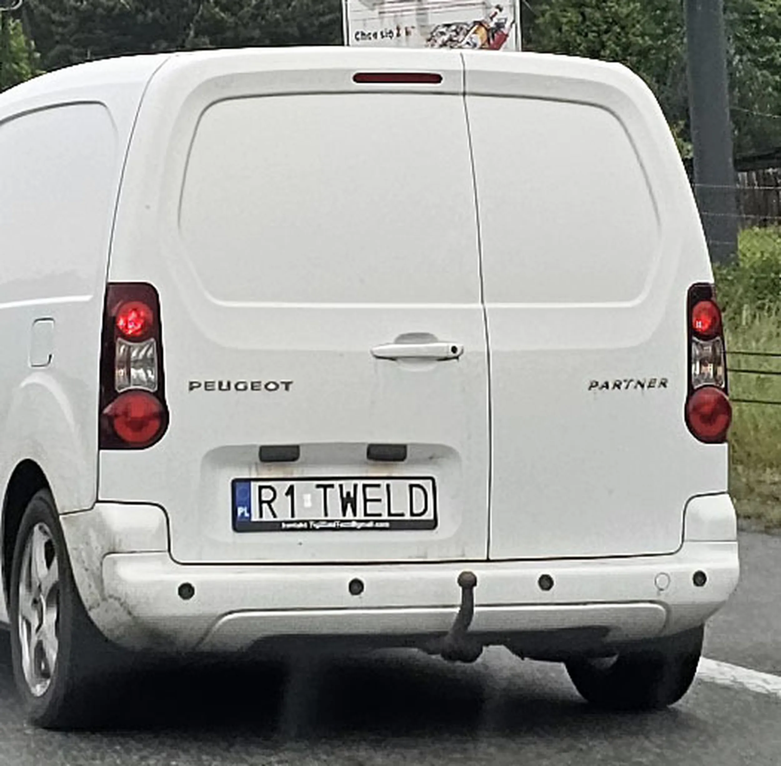 Fajny numer, blacha R1 TWELD