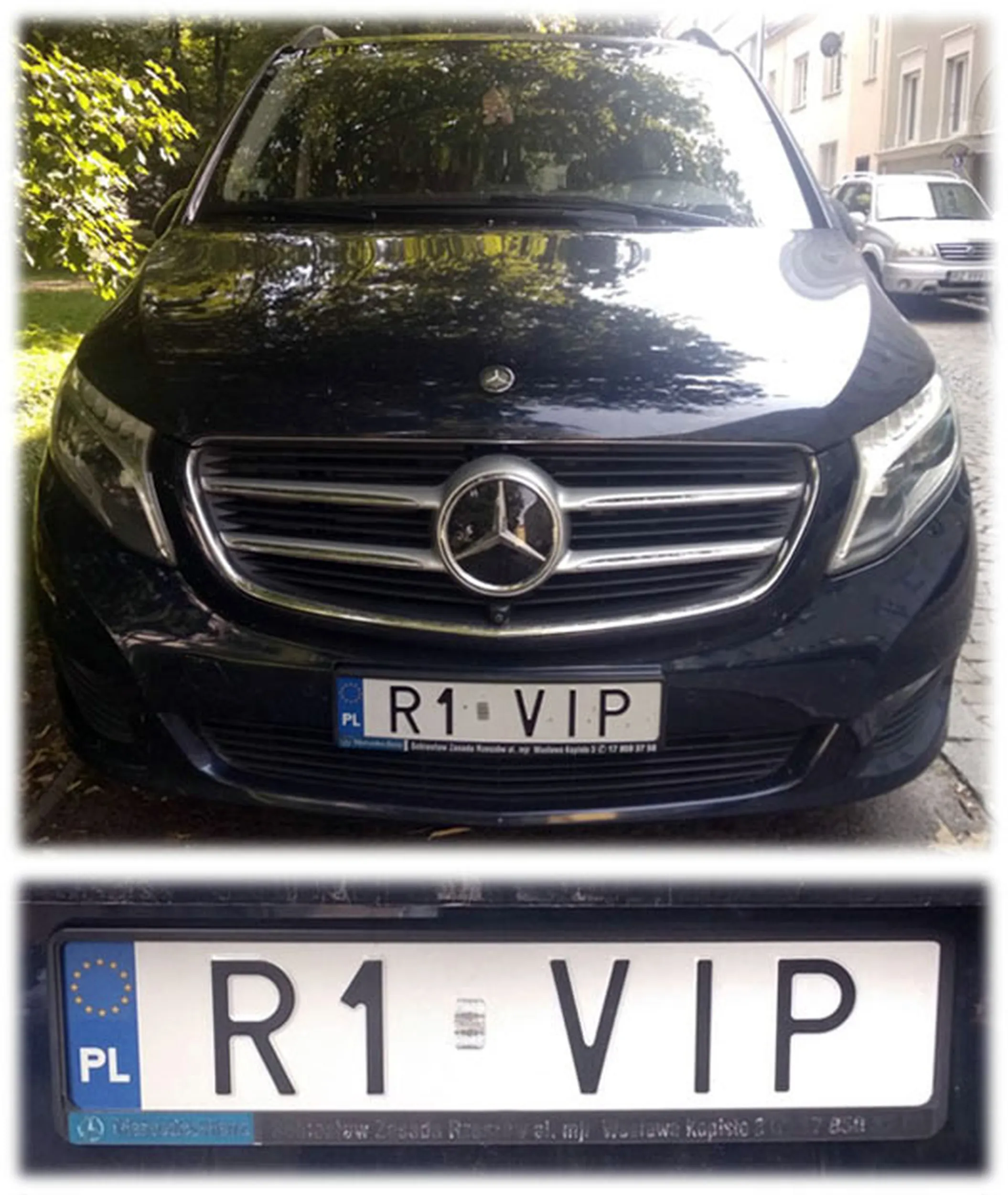Fajny numer, blacha R1 VIP