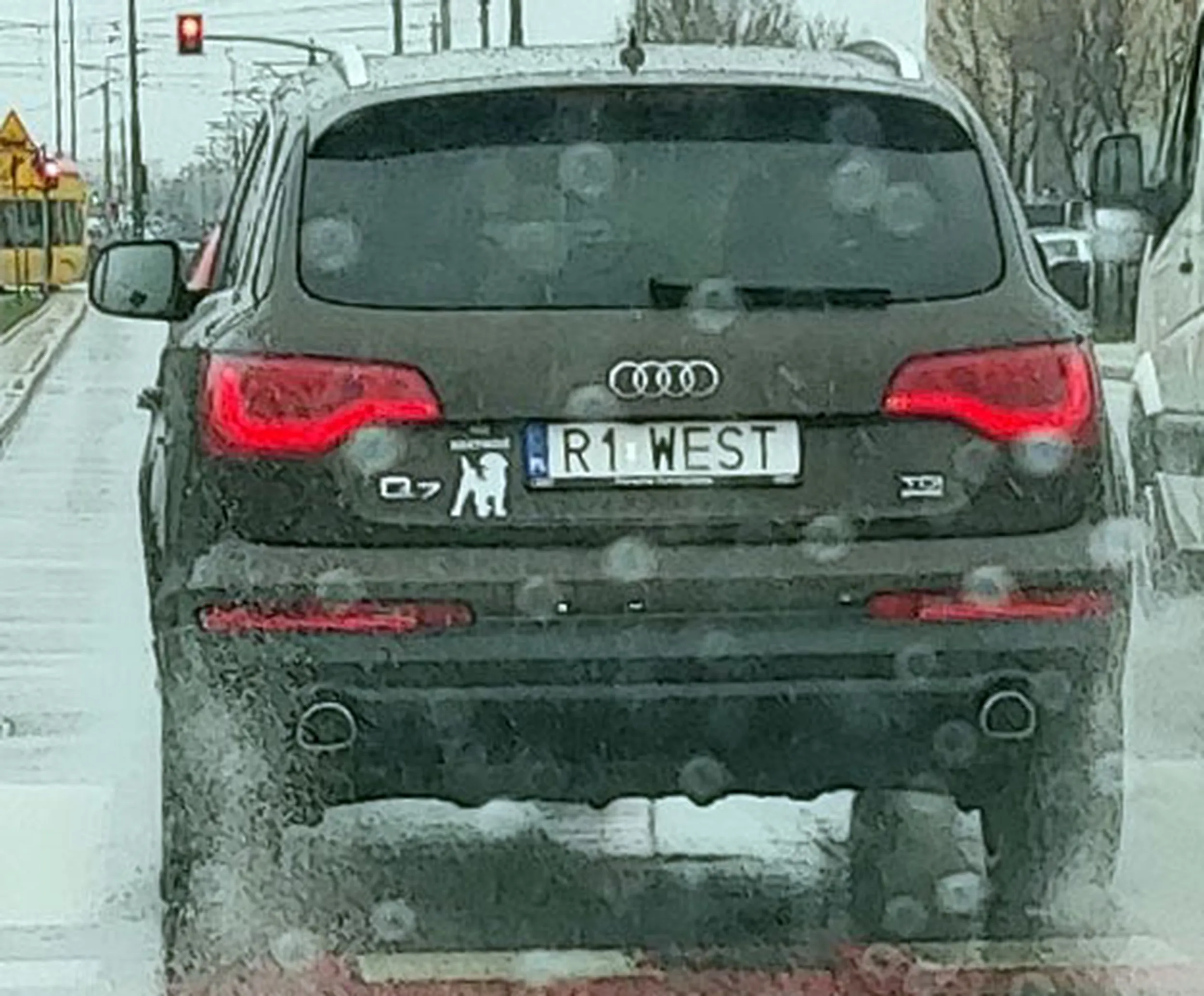 Fajny numer, blacha R1 WEST