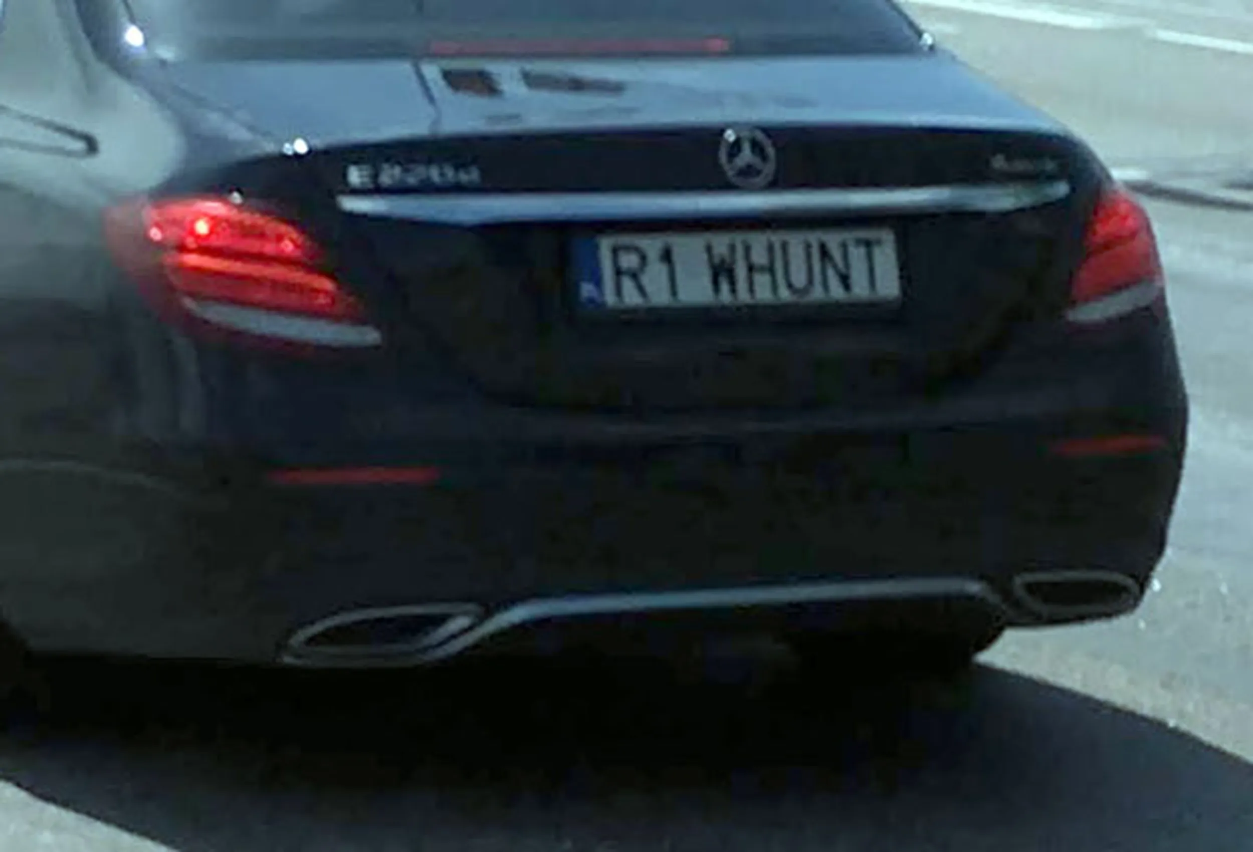 Fajny numer, blacha R1 WHUNT