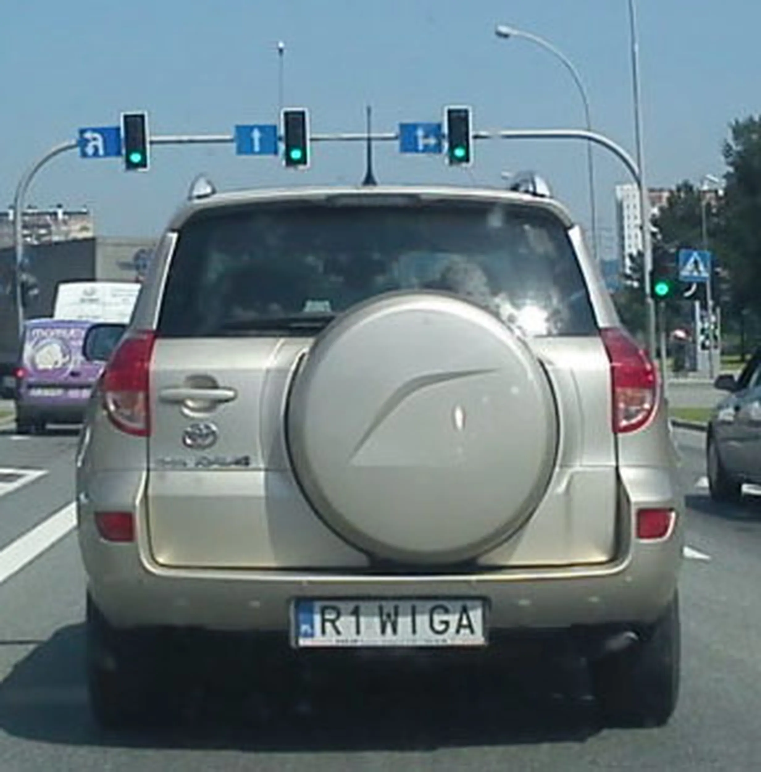 Fajny numer, blacha R1 WIGA