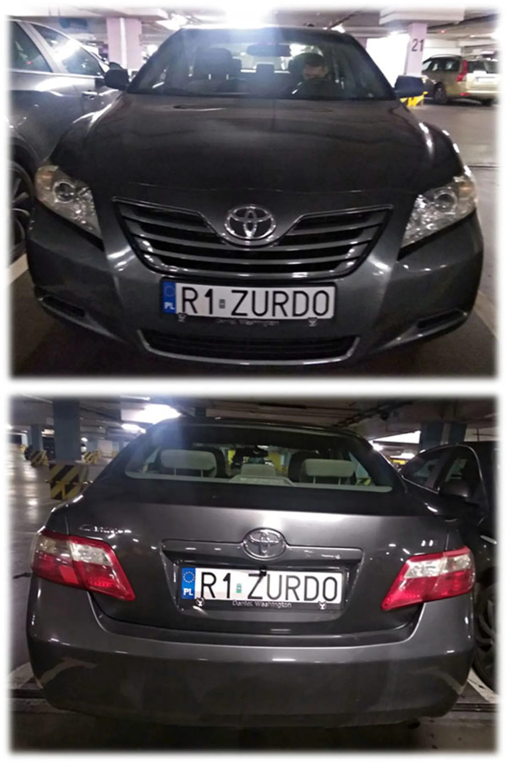 Fajny numer, blacha R1 ZURDO