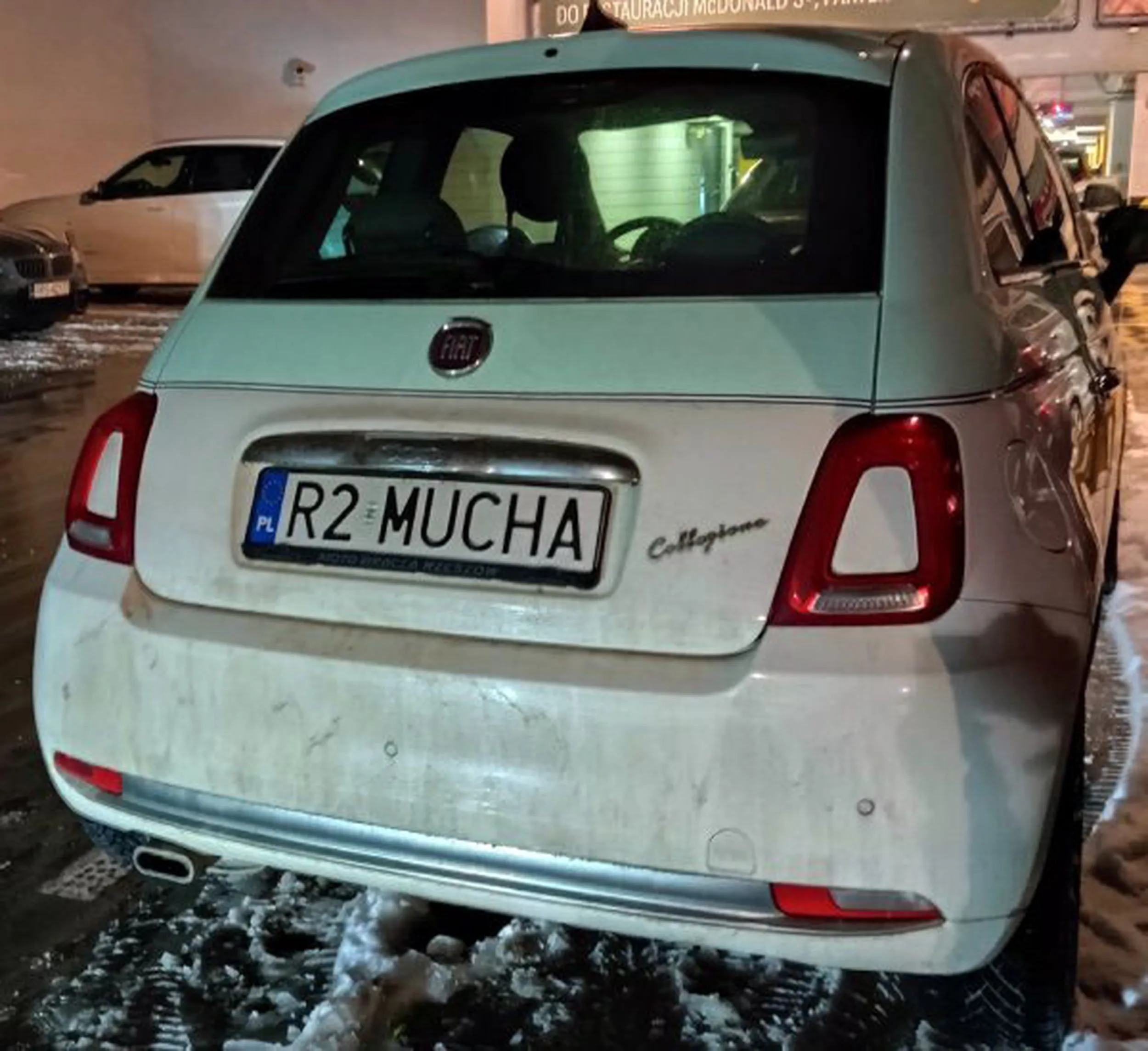 Fajny numer, blacha R2 MUCHA