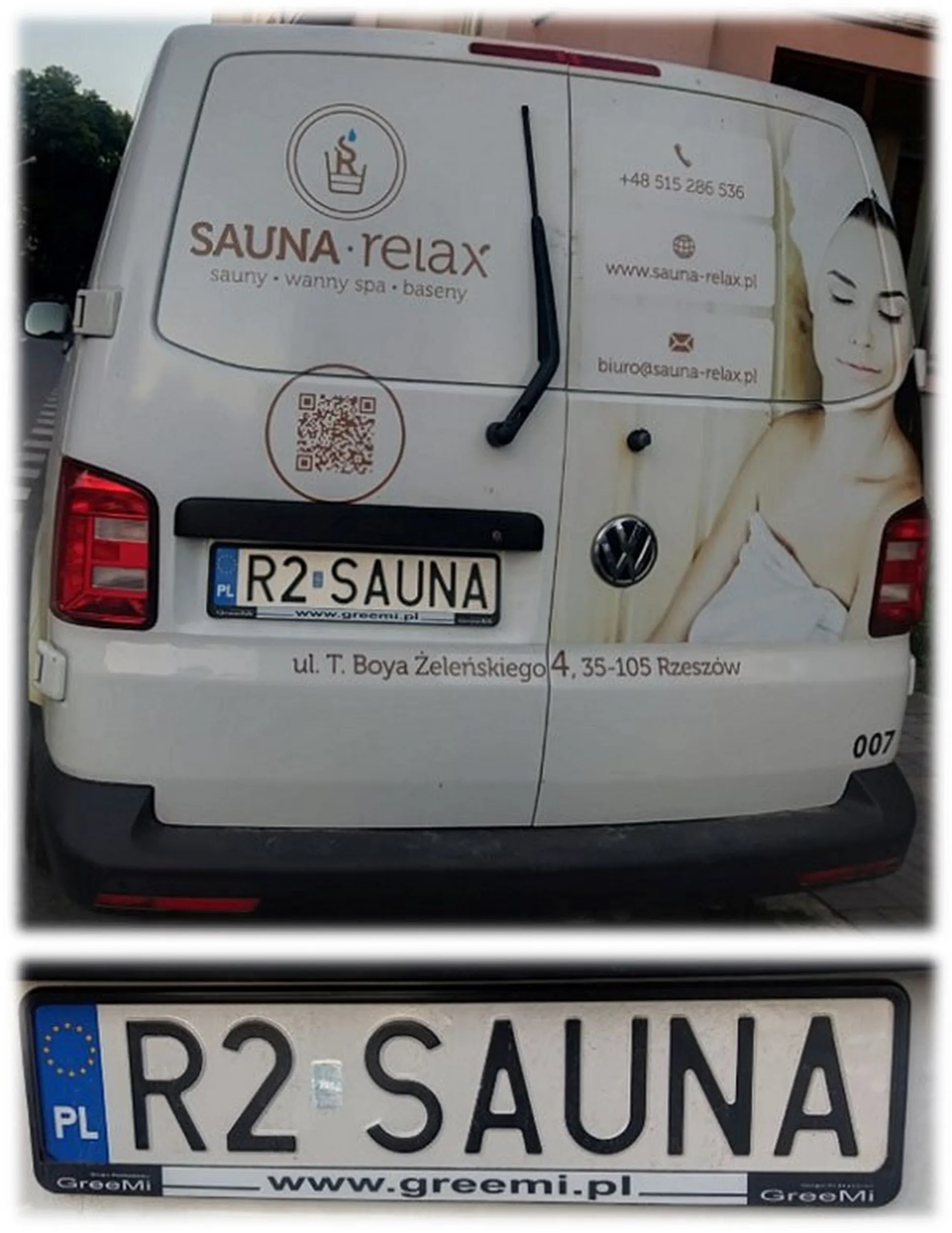 Fajny numer, blacha R2 SAUNA
