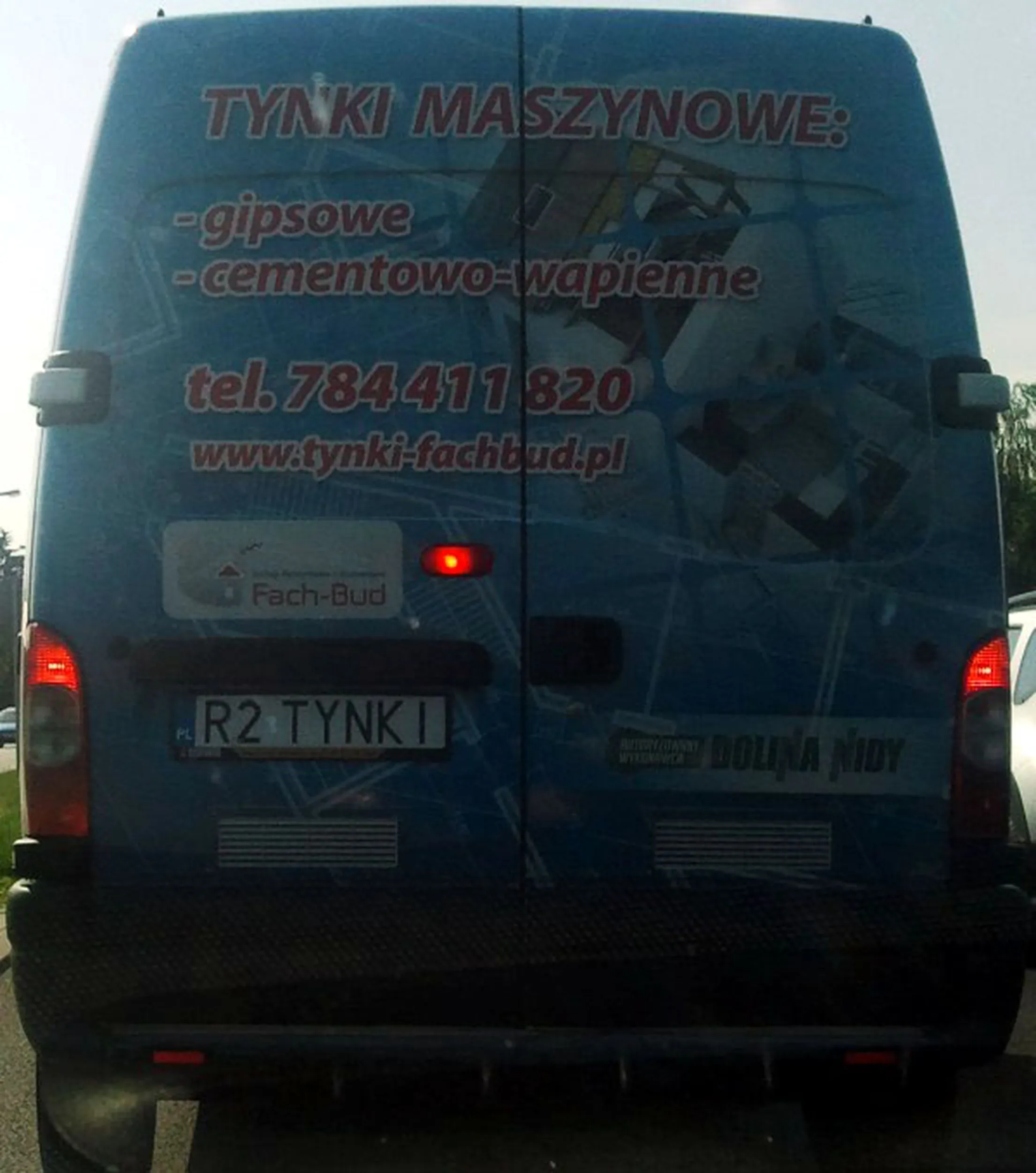 Fajny numer, blacha R2 TYNKI