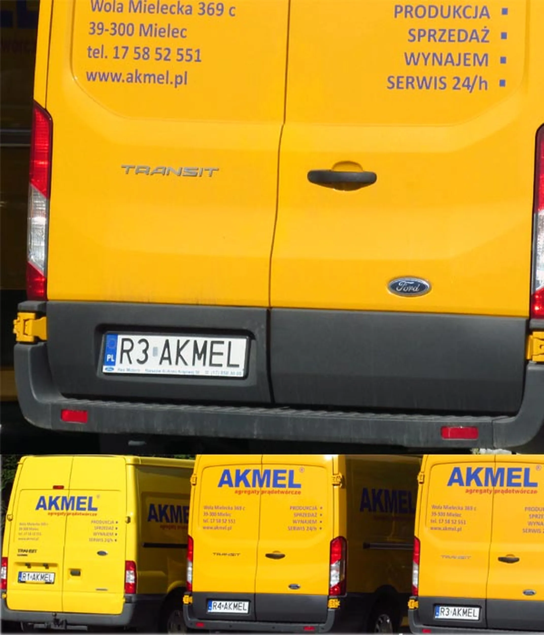 Fajny numer, blacha R3 AKMEL