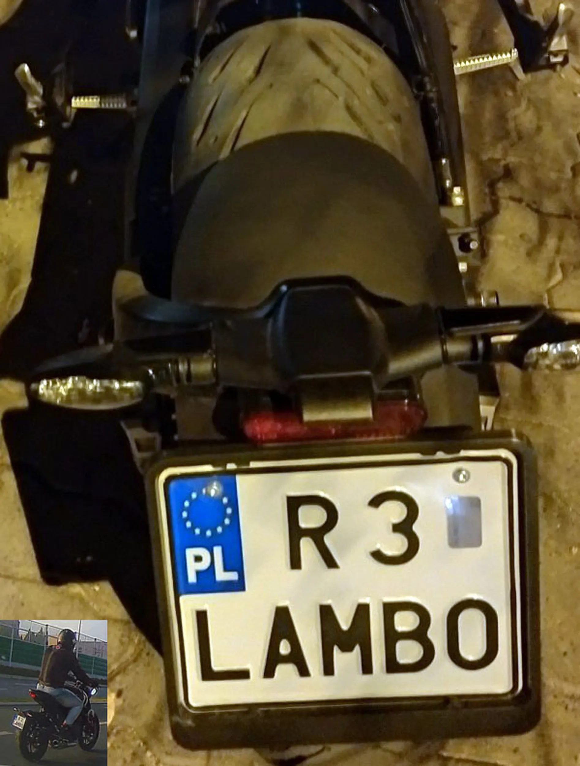 Fajny numer, blacha R3 LAMBO