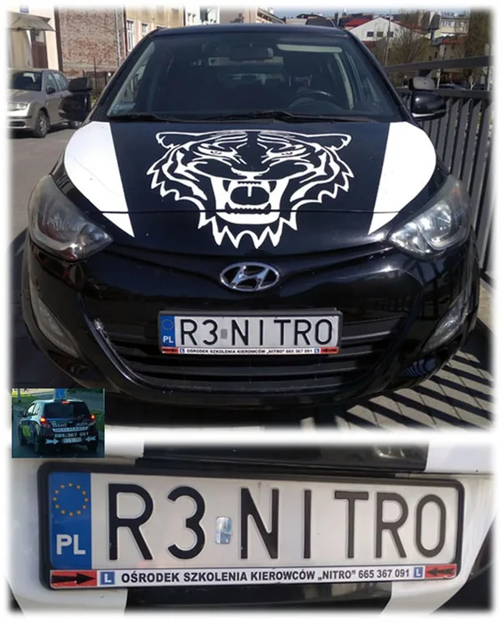 Fajny numer, blacha R3 NITRO