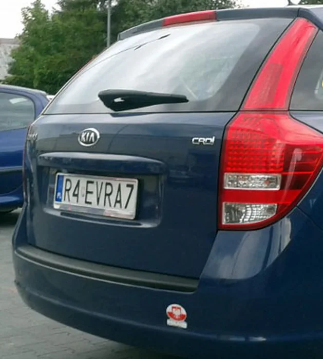 Fajny numer, blacha R4 EVRA7