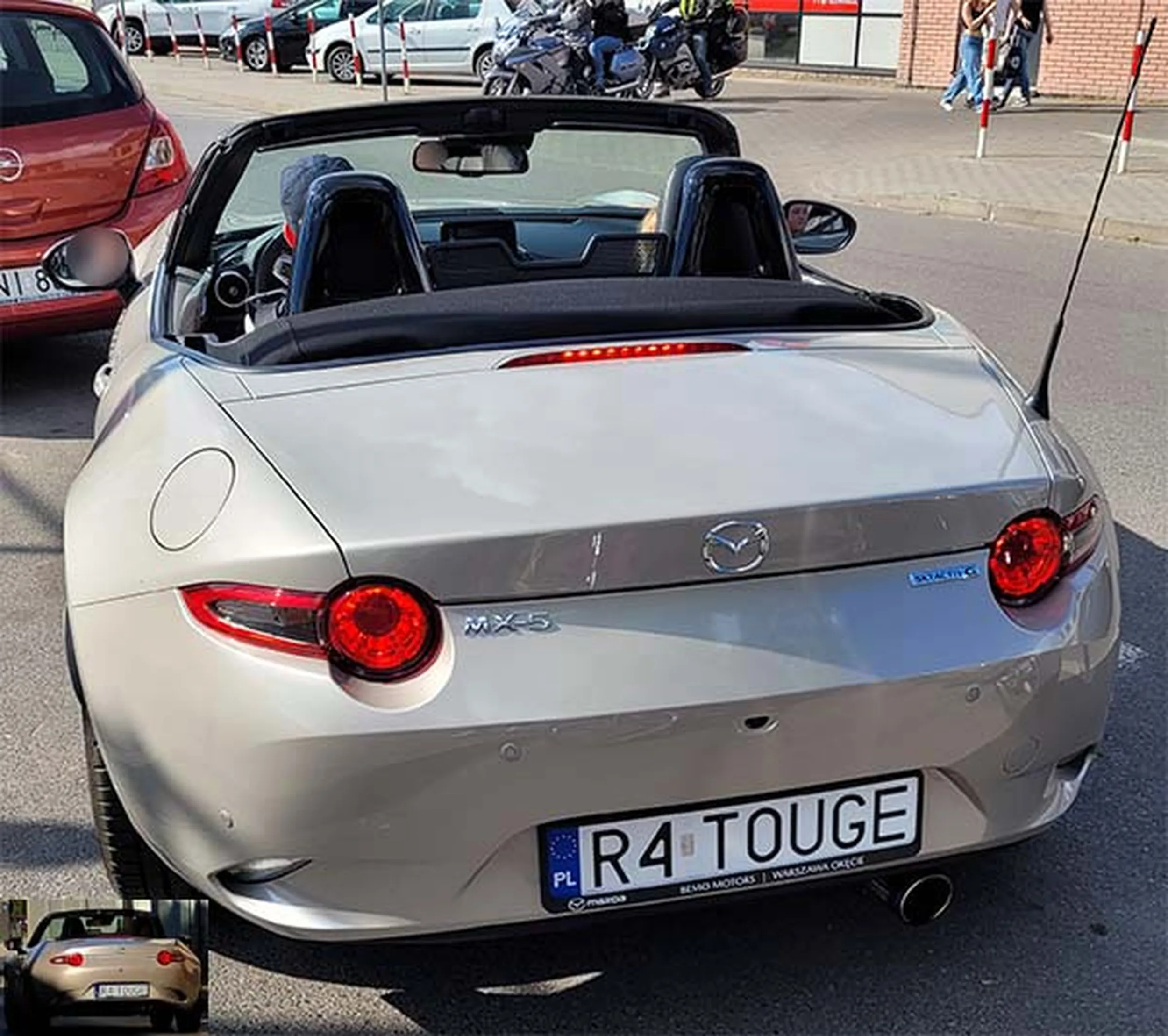 Fajny numer, blacha R4 TOUGE