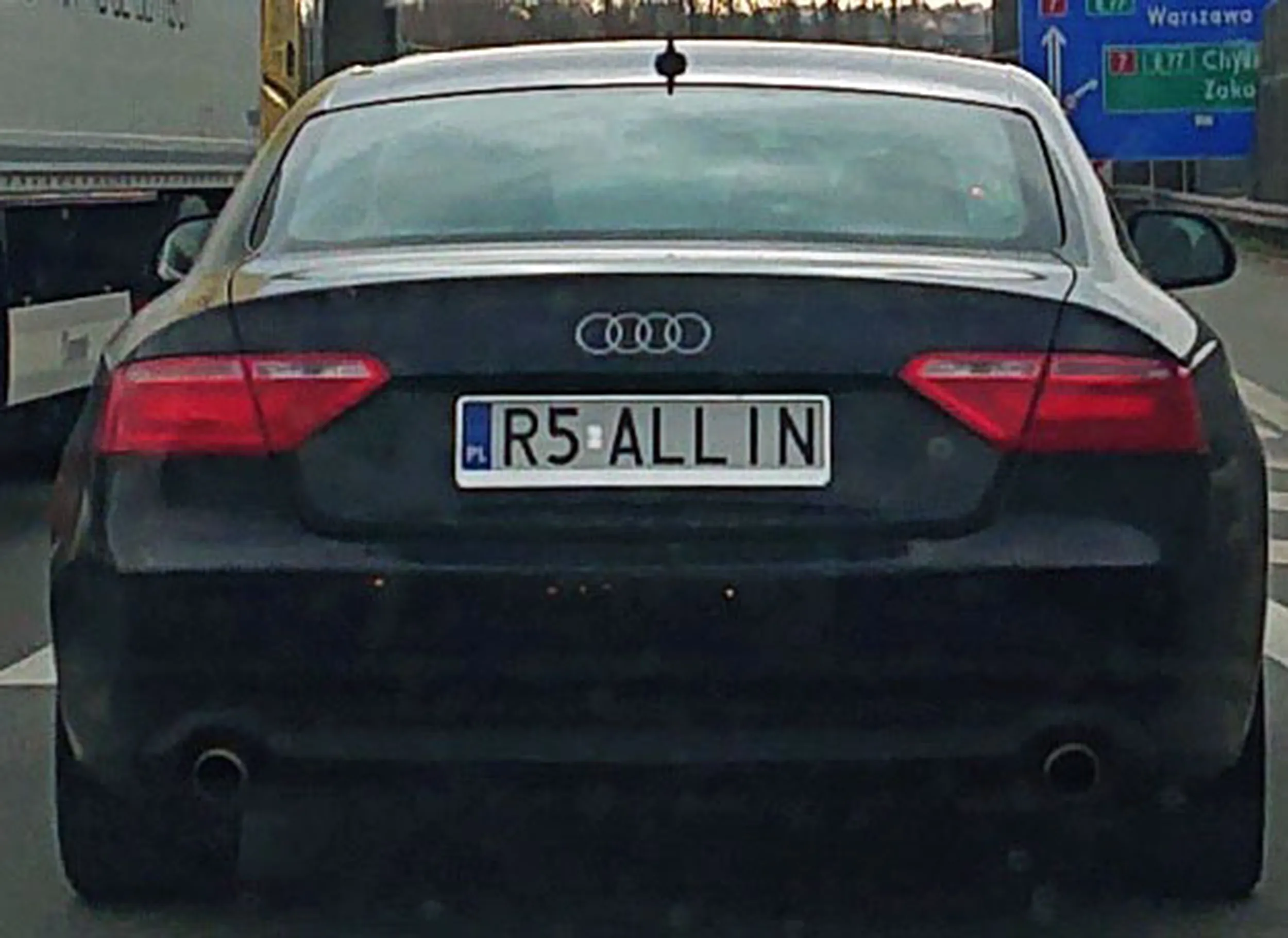 Fajny numer, blacha R5 ALLIN