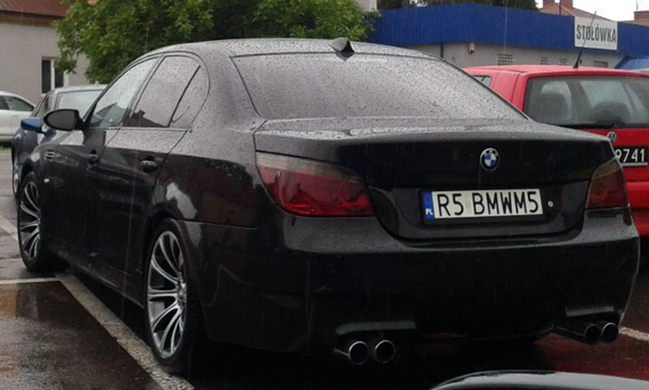Fajny numer, blacha R5 BMWM5