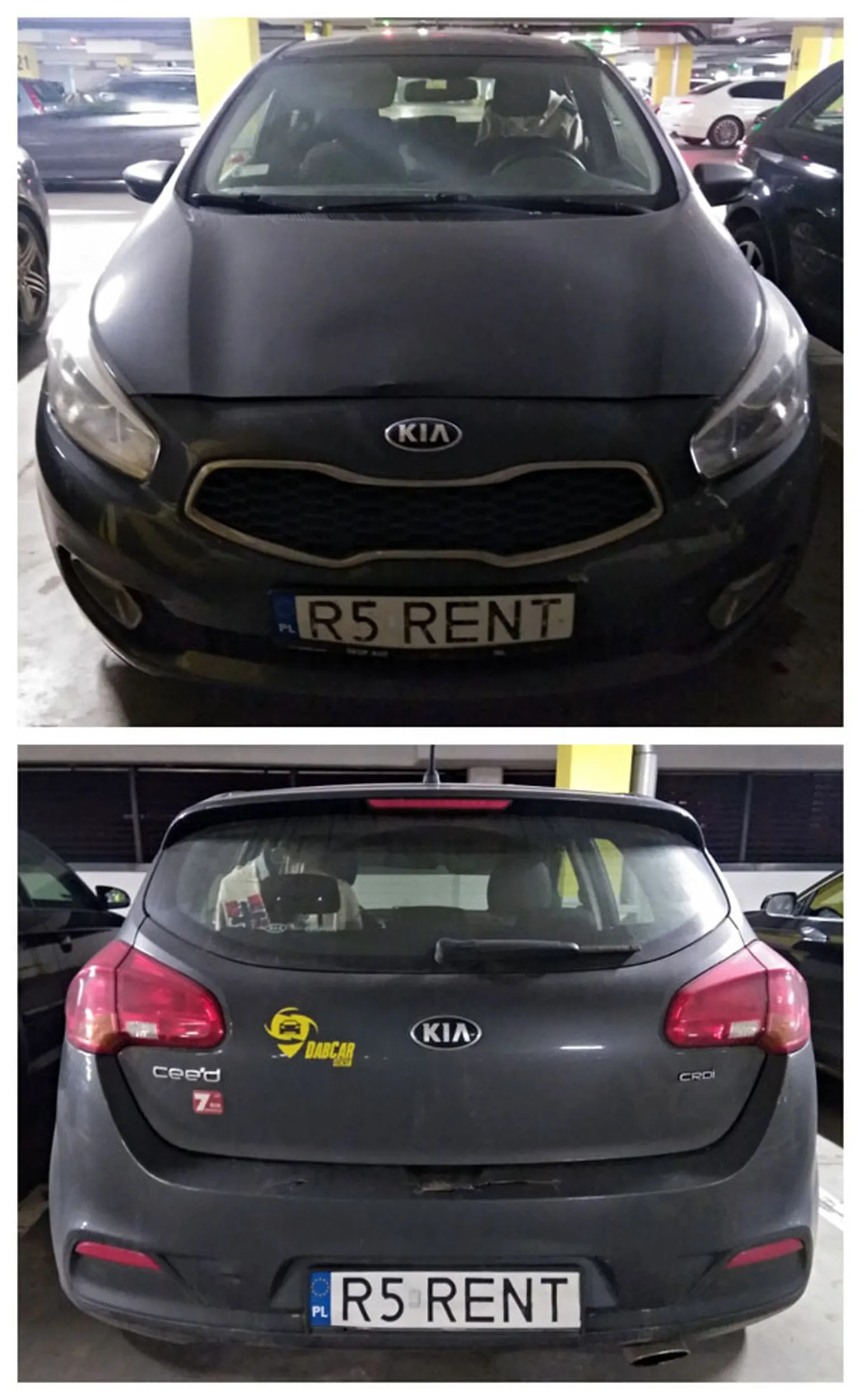 Fajny numer, blacha R5 RENT