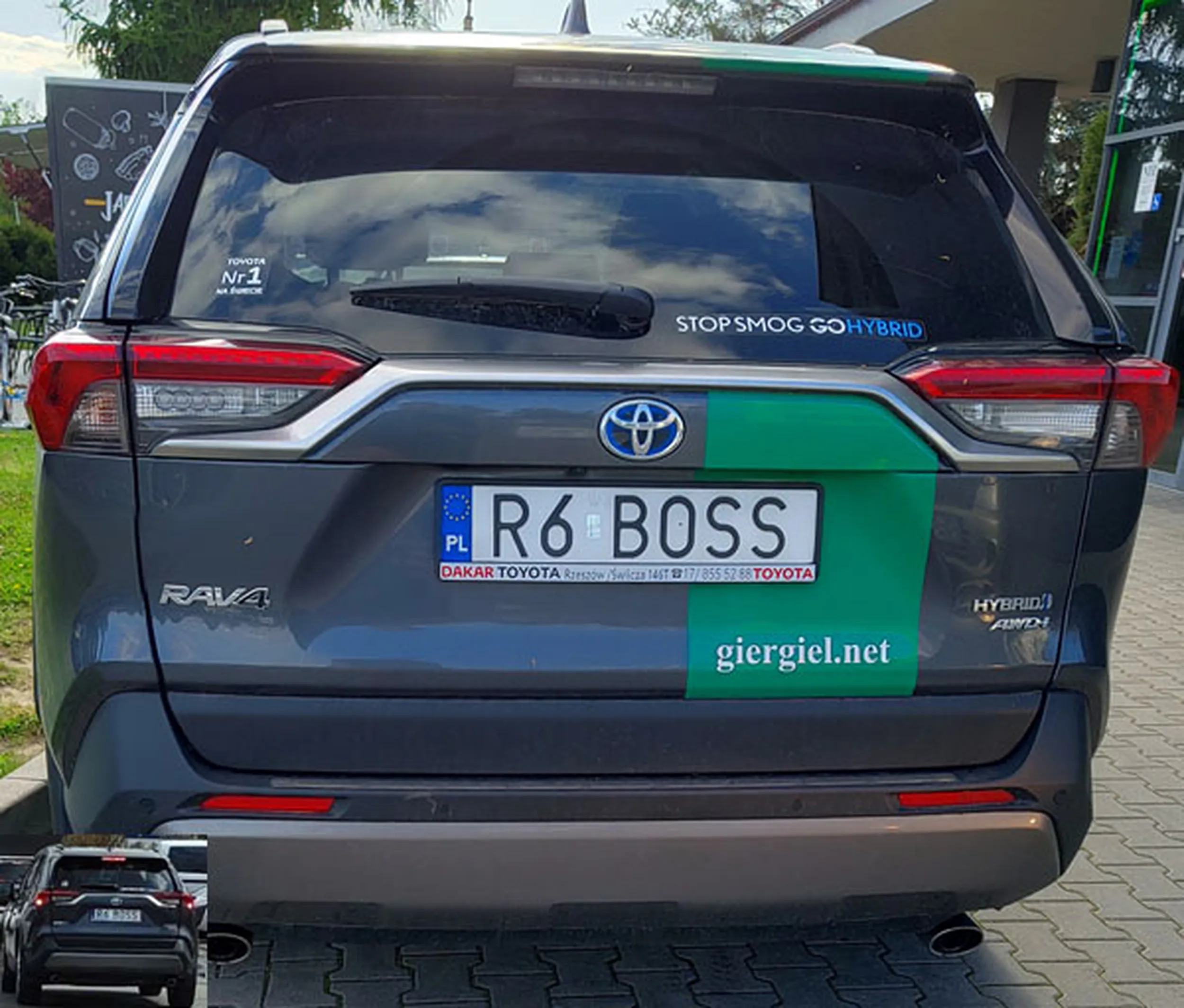 Fajny numer, blacha R6 BOSS