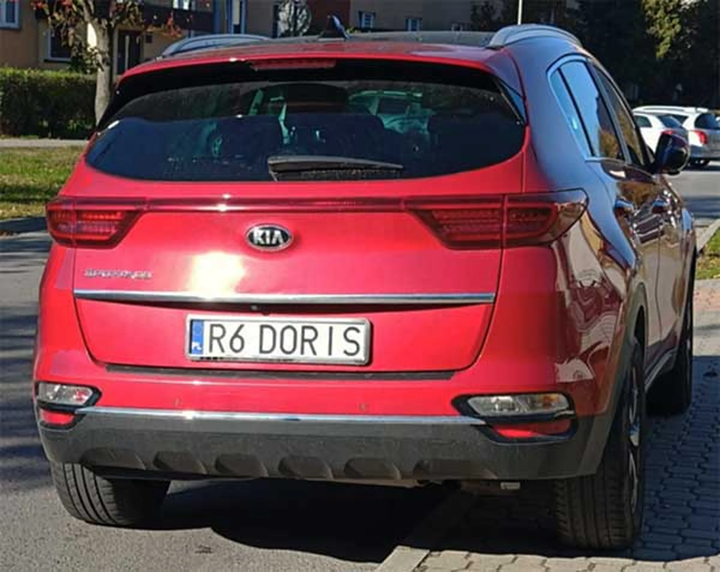 Fajny numer, blacha R6 DORIS