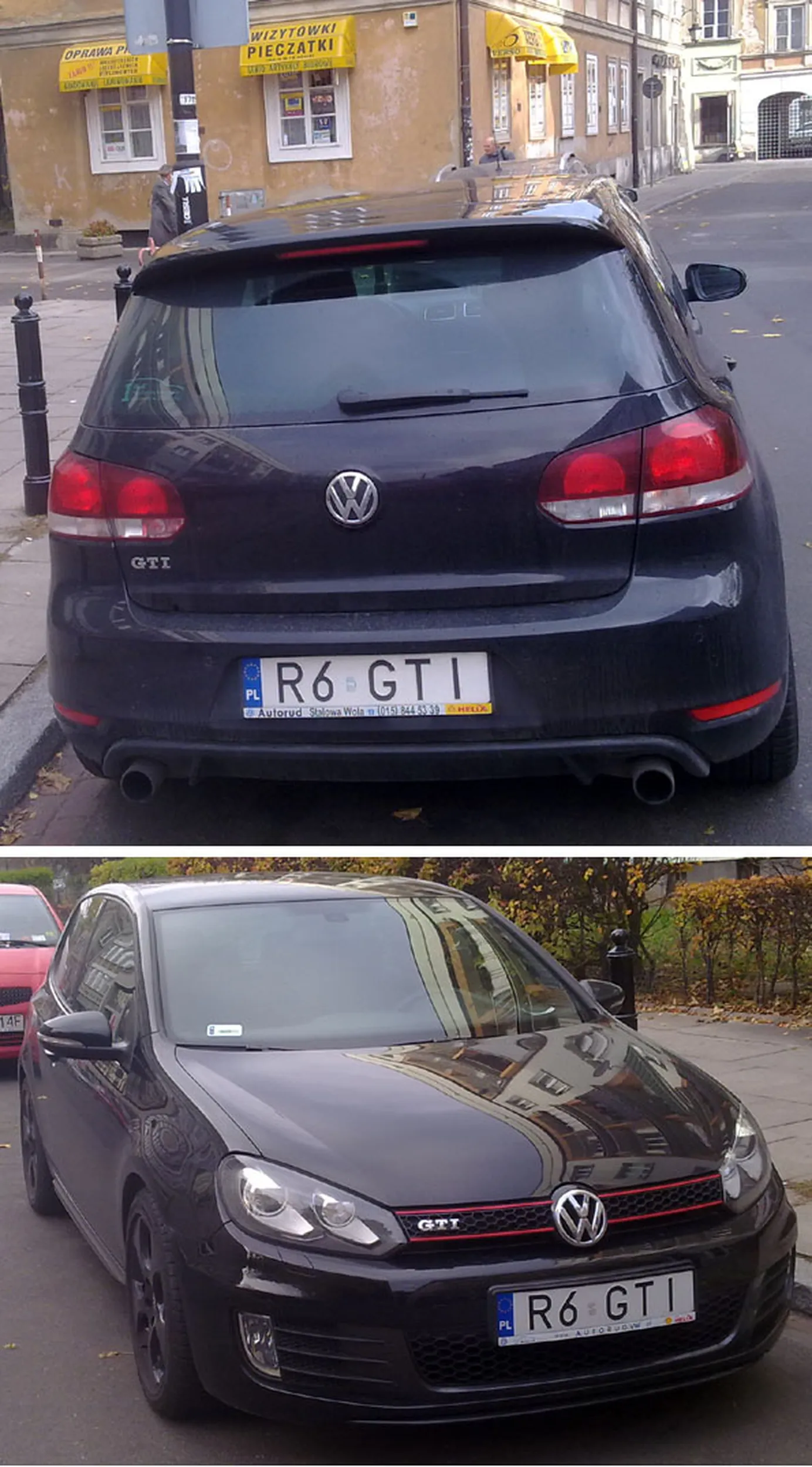 Fajny numer, blacha R6 GTI