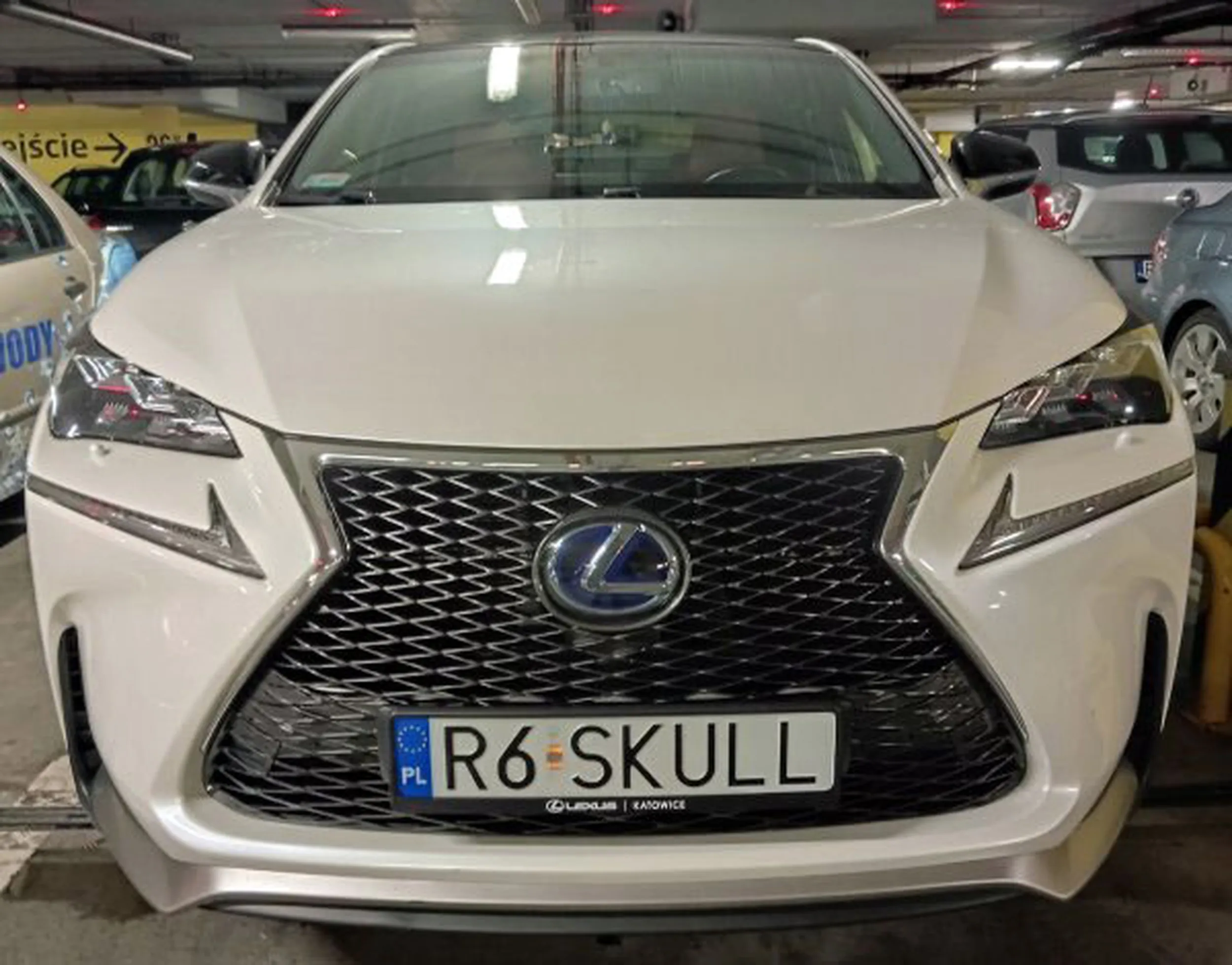 Fajny numer, blacha R6 SKULL