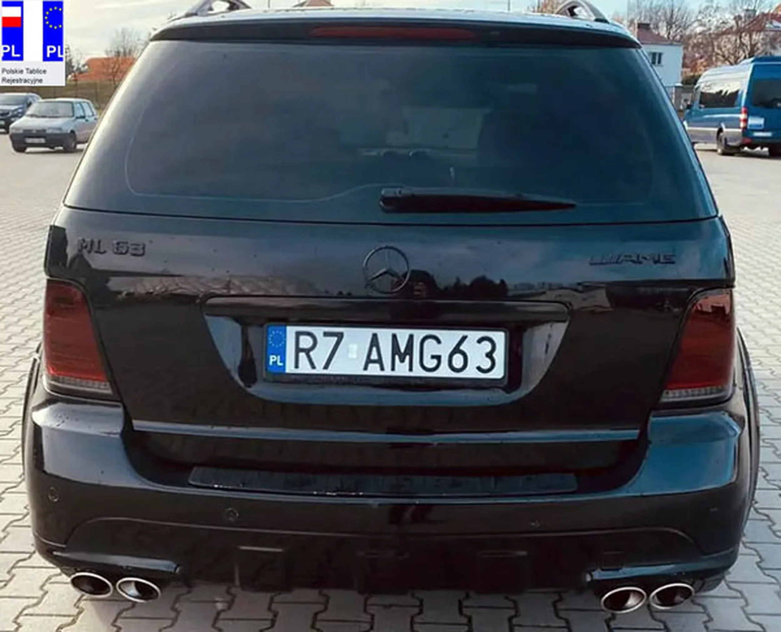 Fajny numer, blacha R7 AMG63