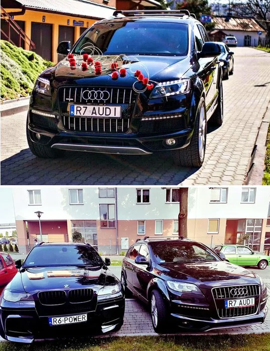 Fajny numer, blacha R7 AUDI